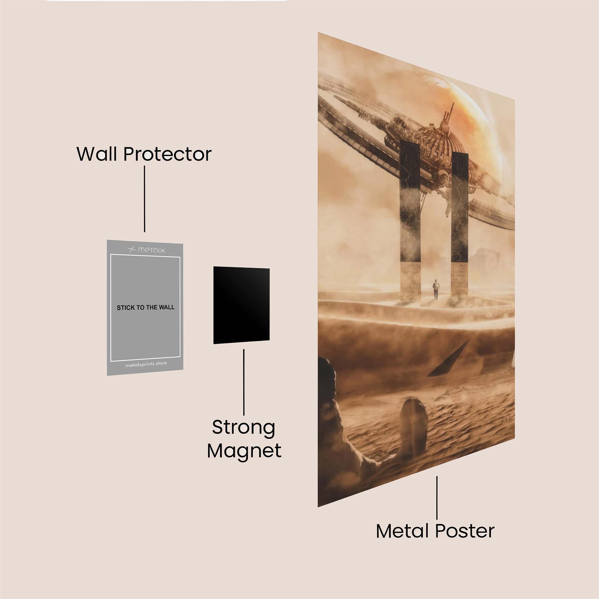 Dune Gateway Safe Wall Magnetic / M