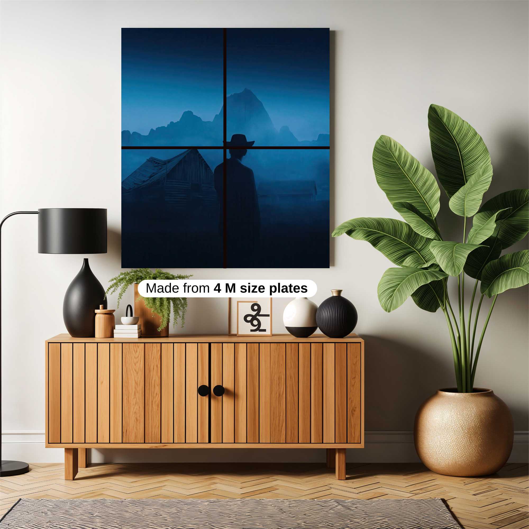 Cowboy Solitude Safe Wall Magnetic / M