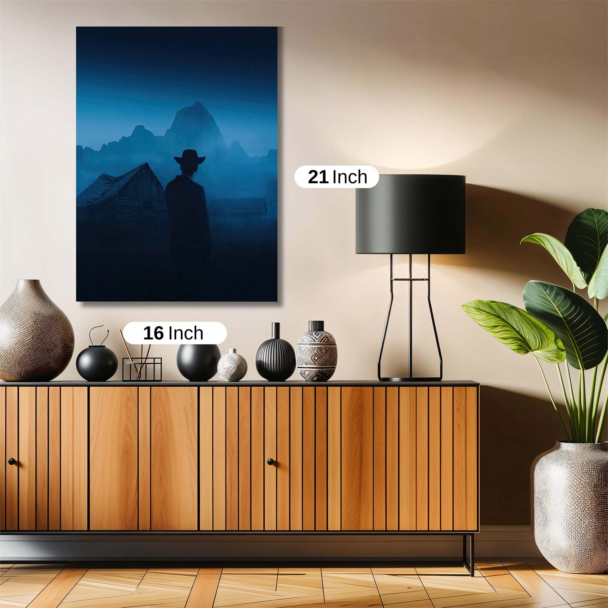 Cowboy Solitude Safe Wall Magnetic / M