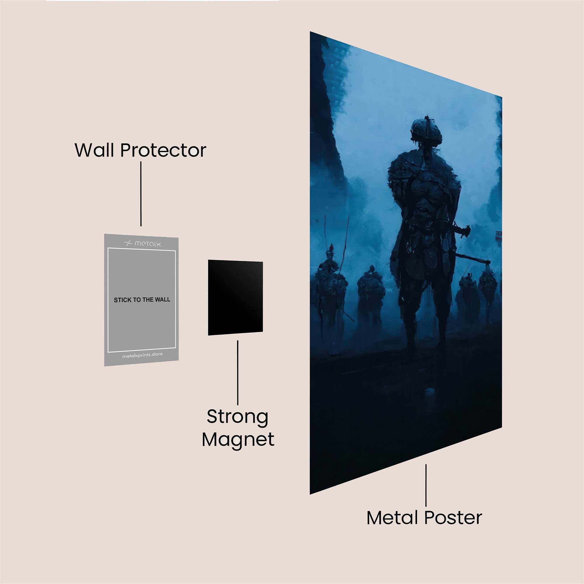 Warrior Emerge Safe Wall Magnetic / M