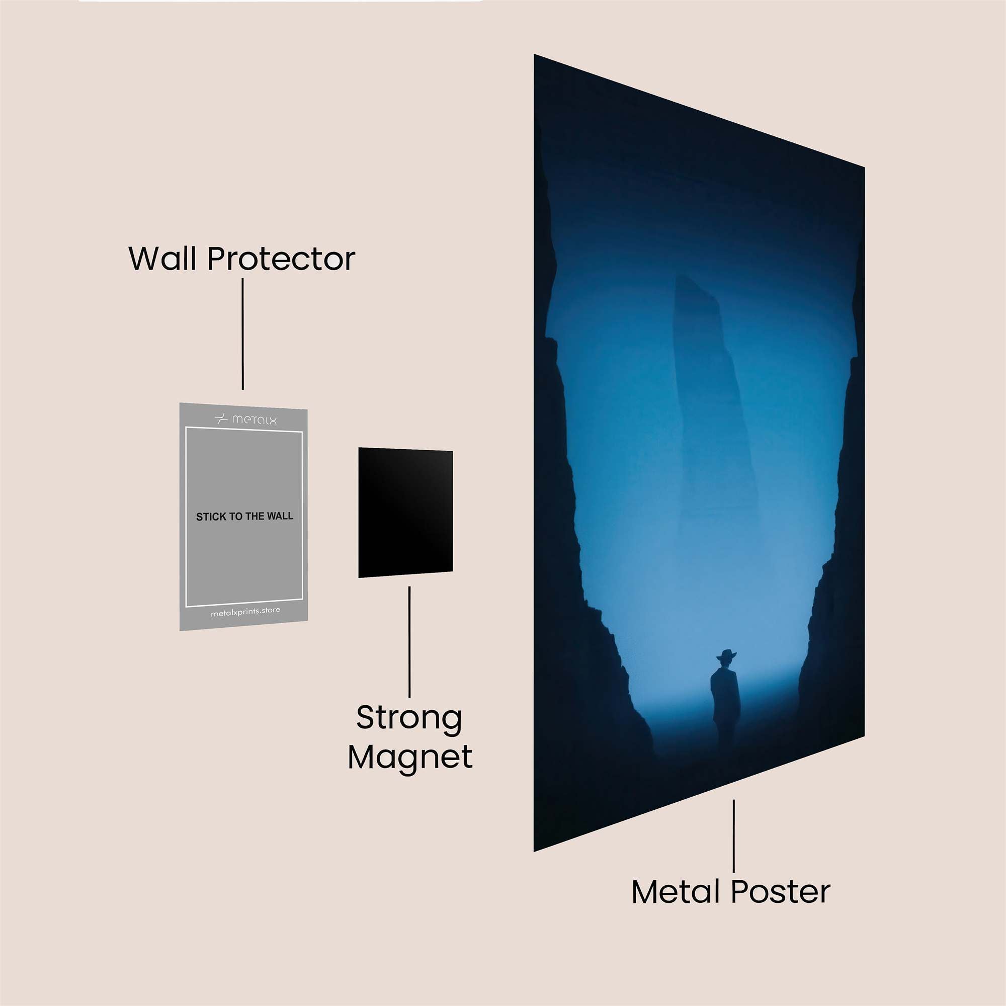 Monolith Mystery Safe Wall Magnetic / M