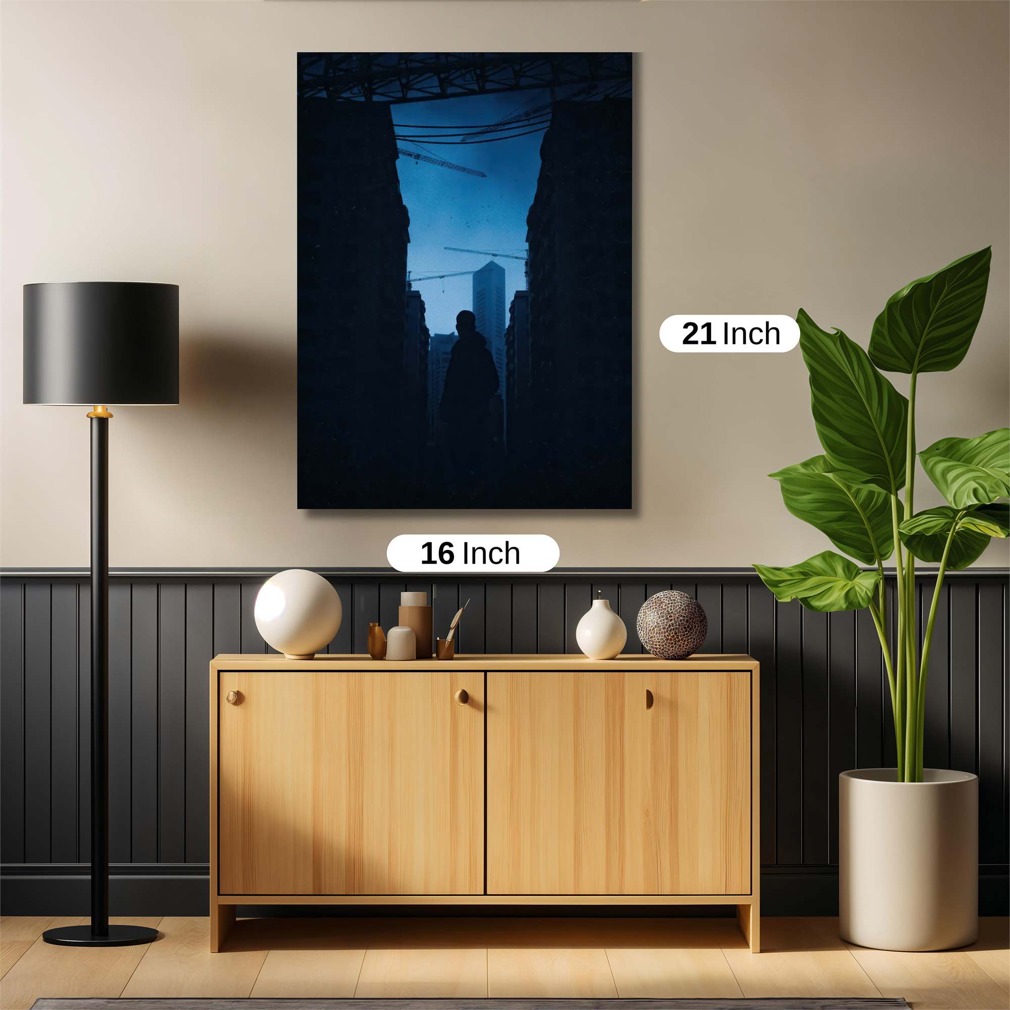 Silhouette Mystery Safe Wall Magnetic / M