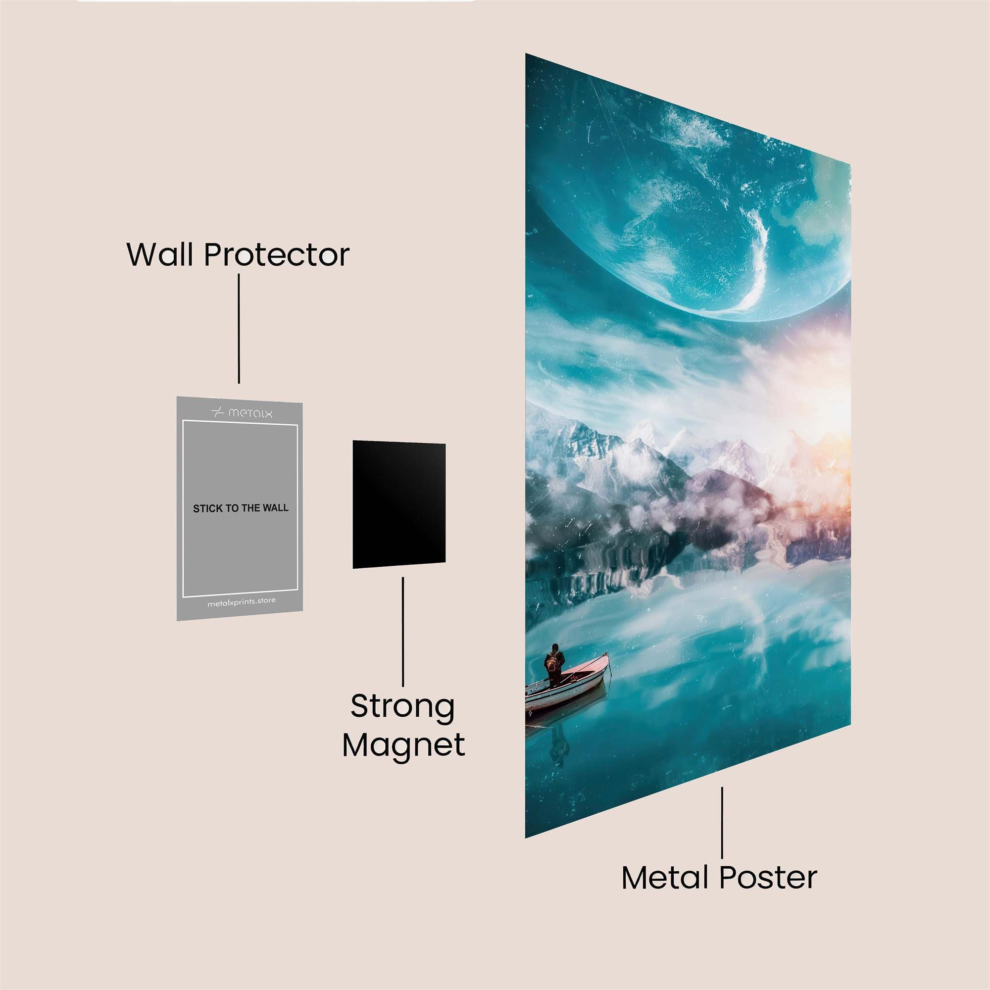 Cosmic Solitude Safe Wall Magnetic / M