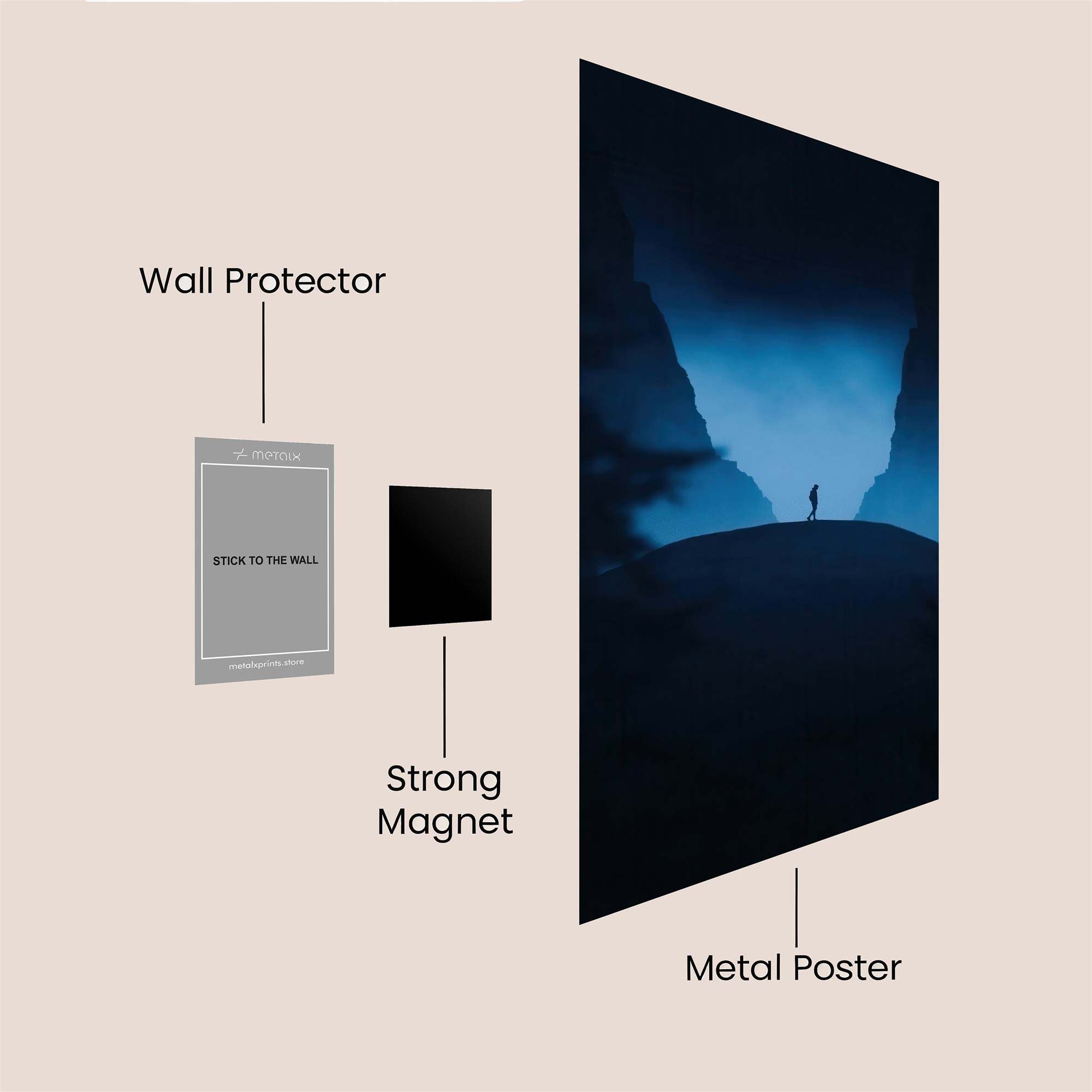 Explorer Eerie Safe Wall Magnetic / M