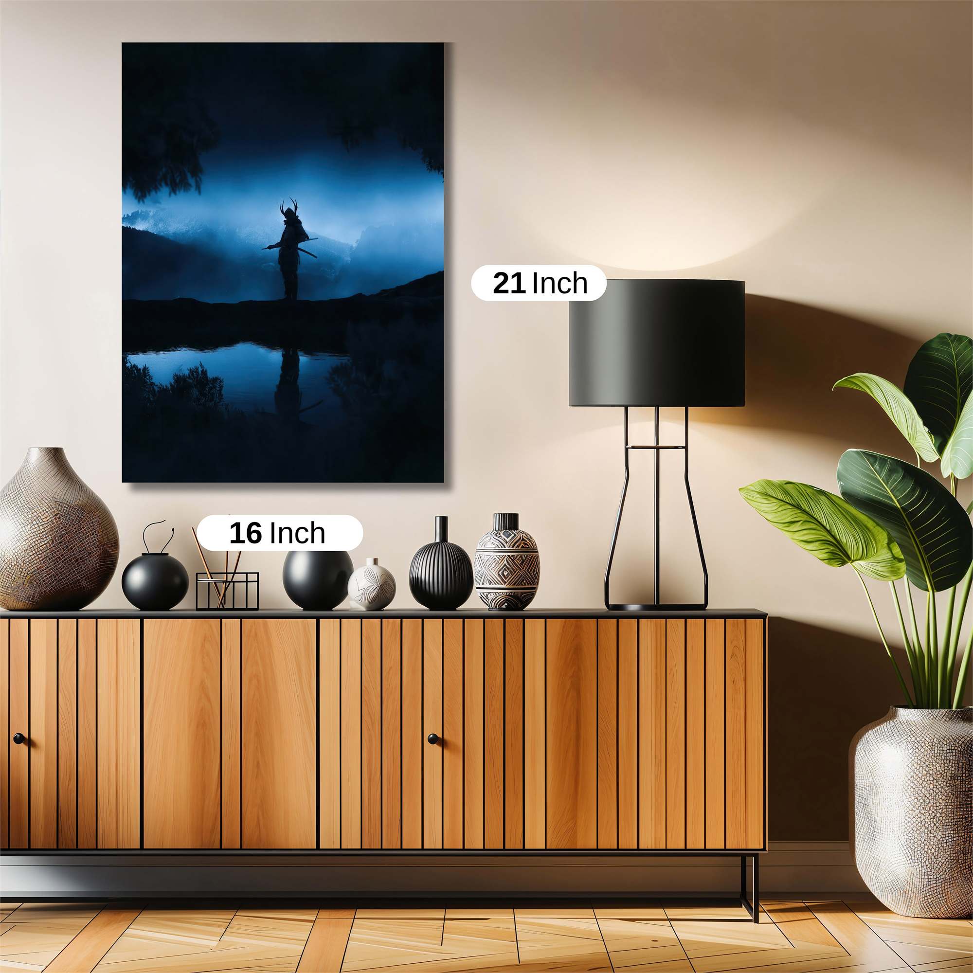 Samurai Solitude Safe Wall Magnetic / M