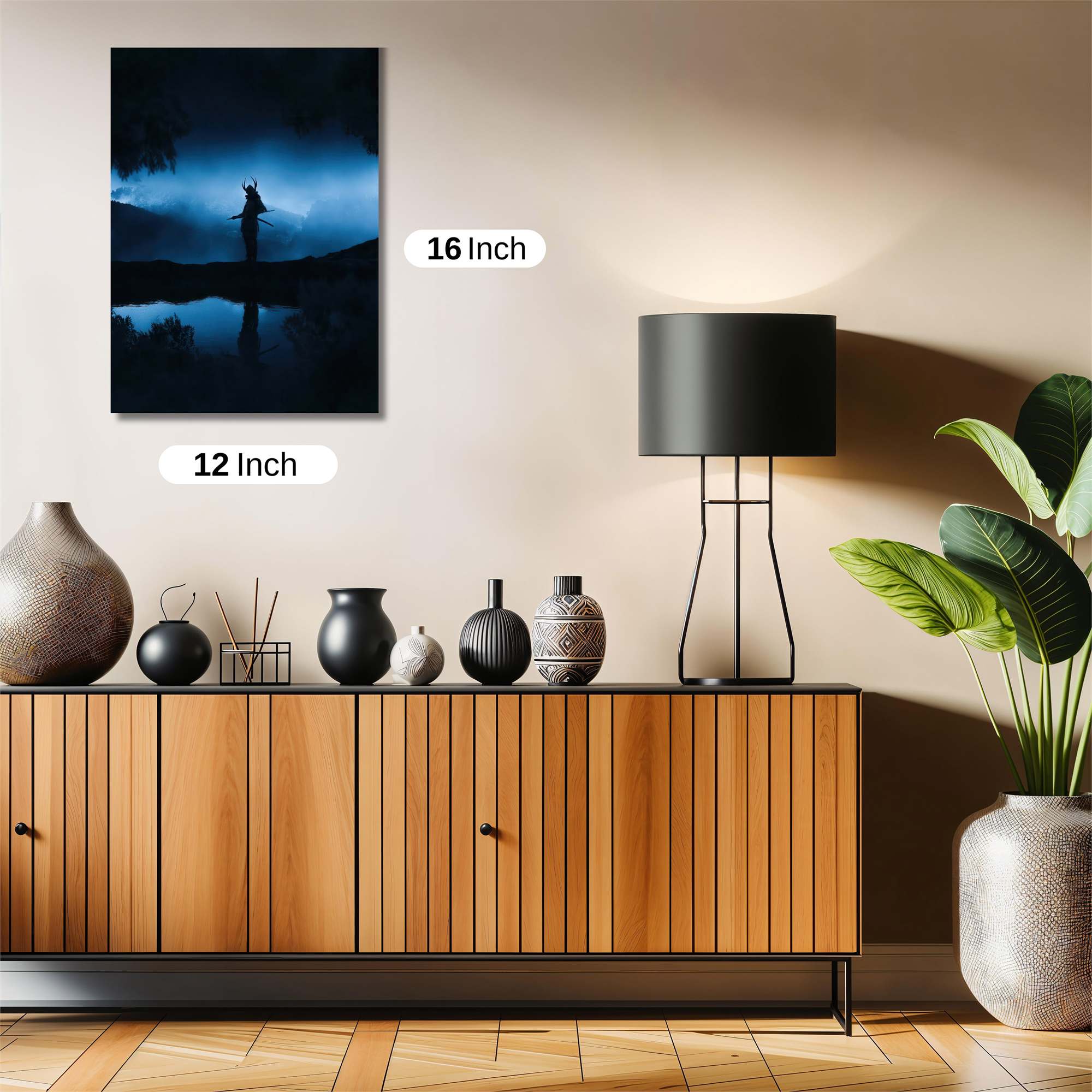Samurai Solitude Safe Wall Magnetic / M