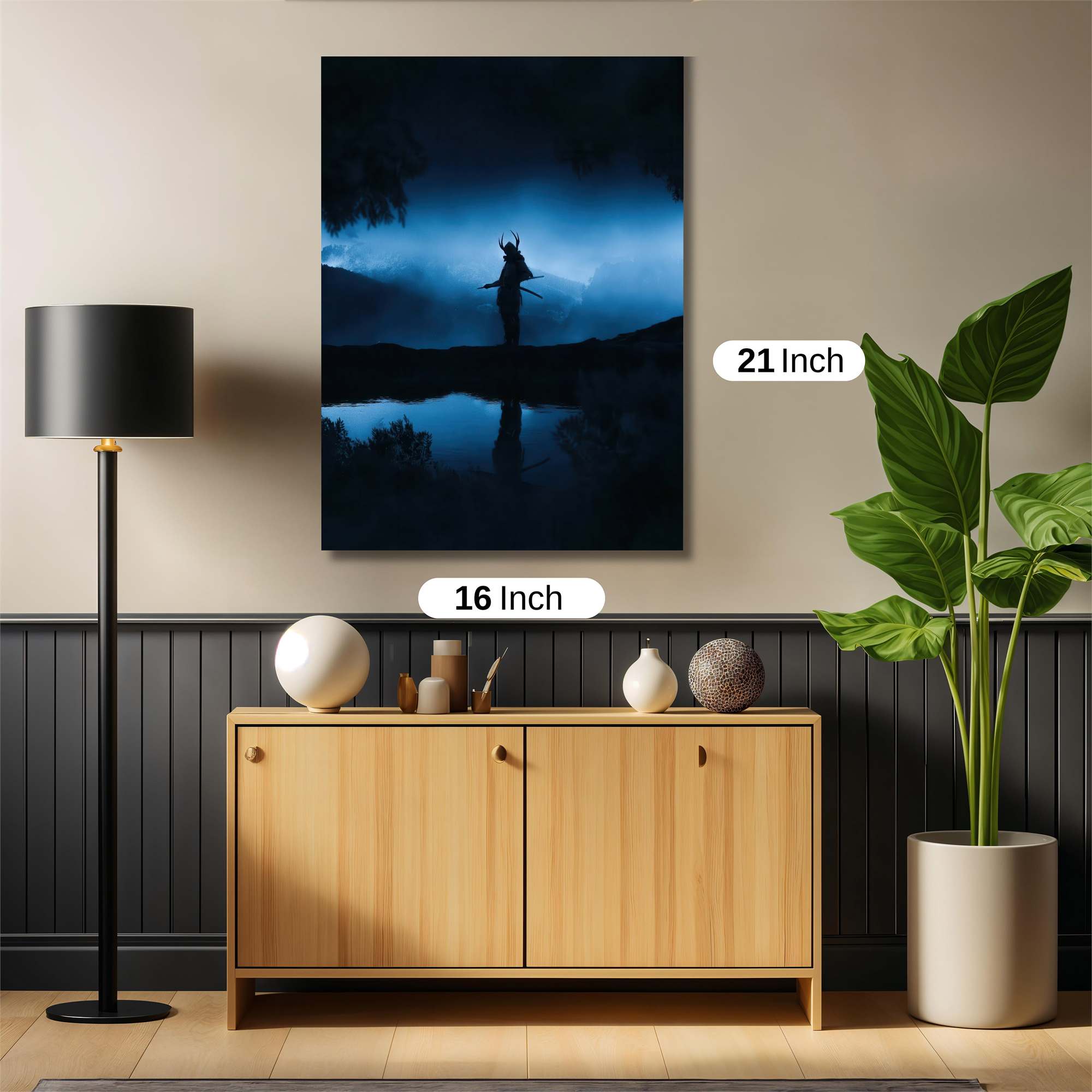 Samurai Solitude Safe Wall Magnetic / M
