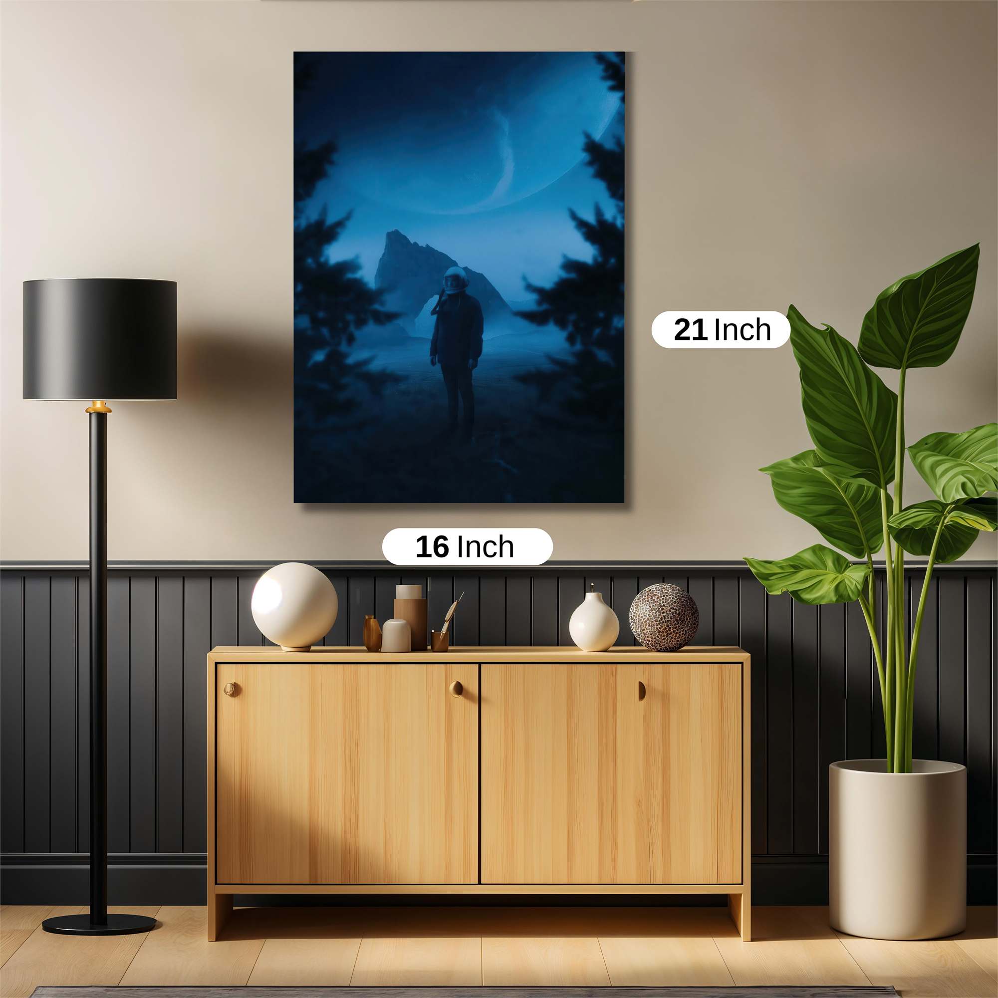 Astronaut Serene Safe Wall Magnetic / M