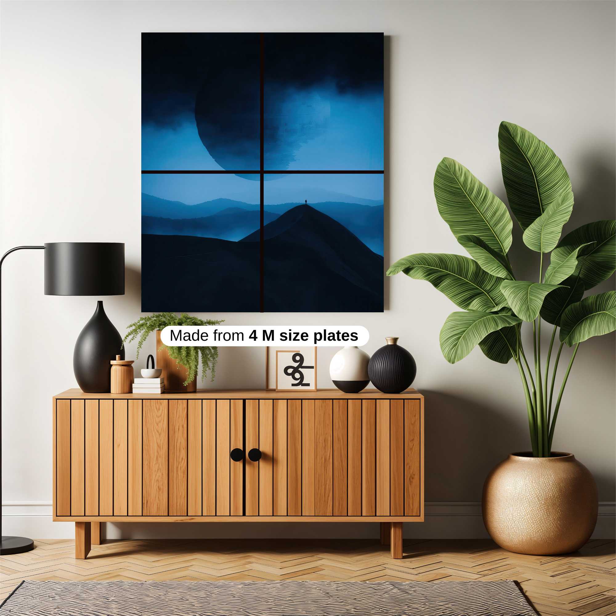 Moonlit Solitude Safe Wall Magnetic / M