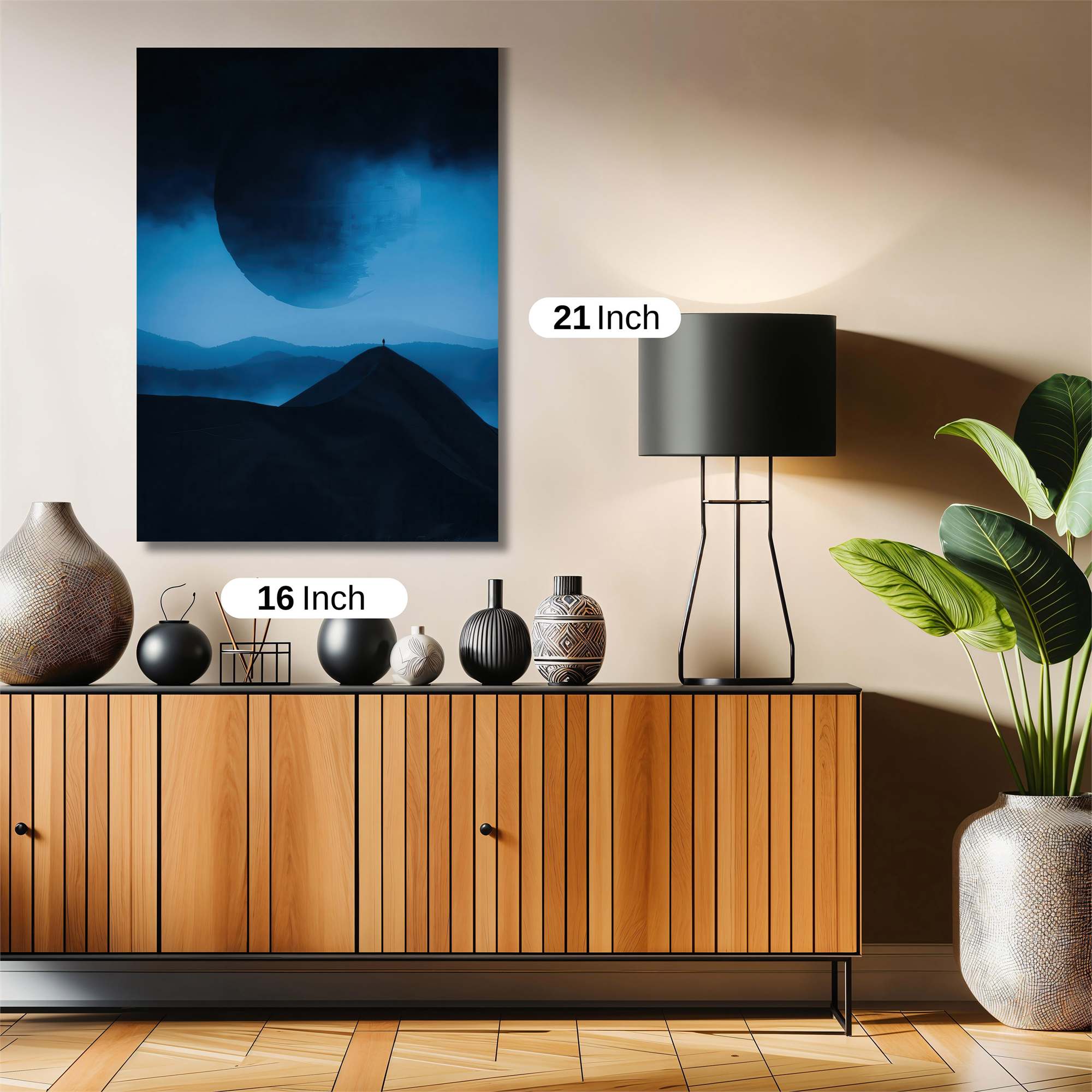 Moonlit Solitude Safe Wall Magnetic / M