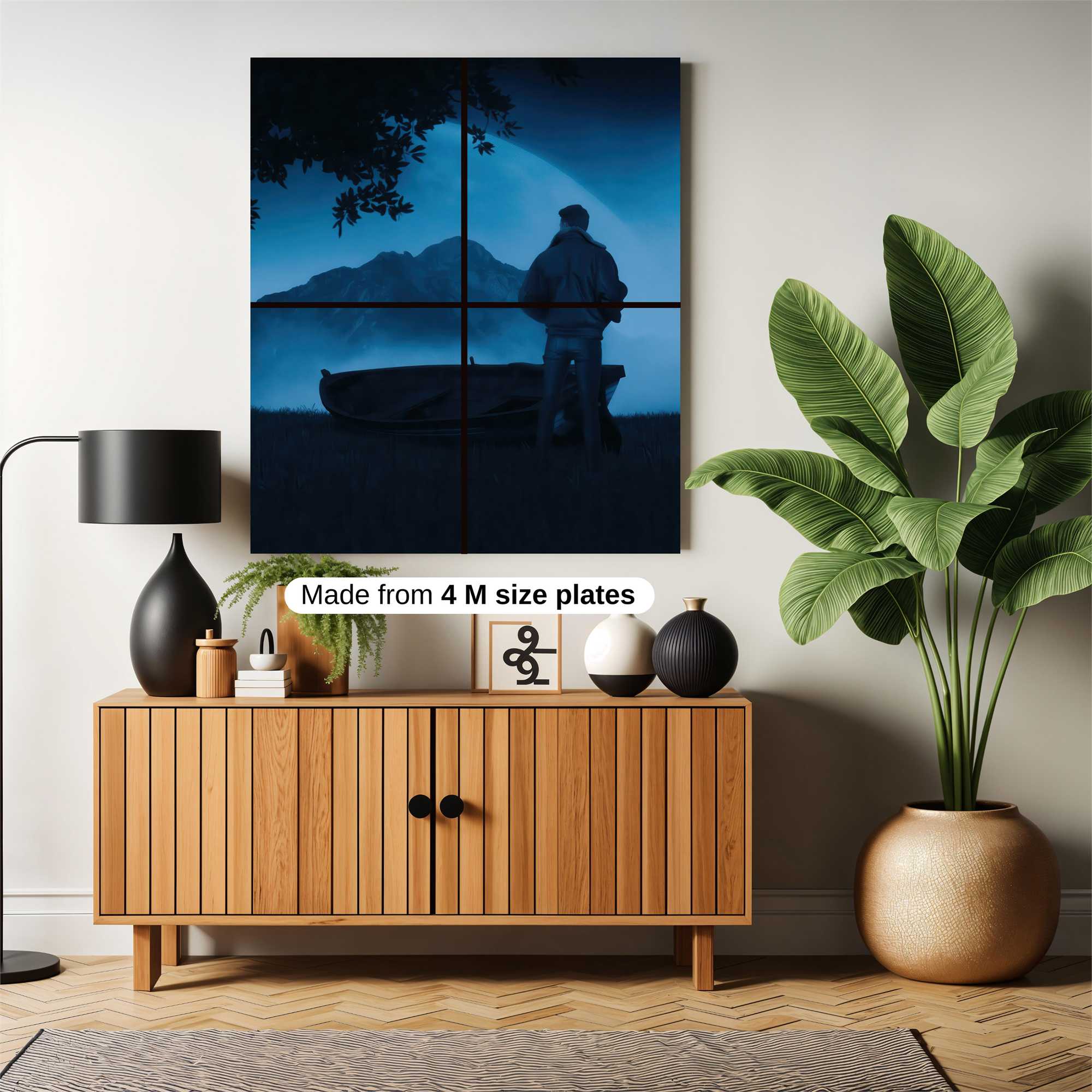 Moonlit Solitude Safe Wall Magnetic / M