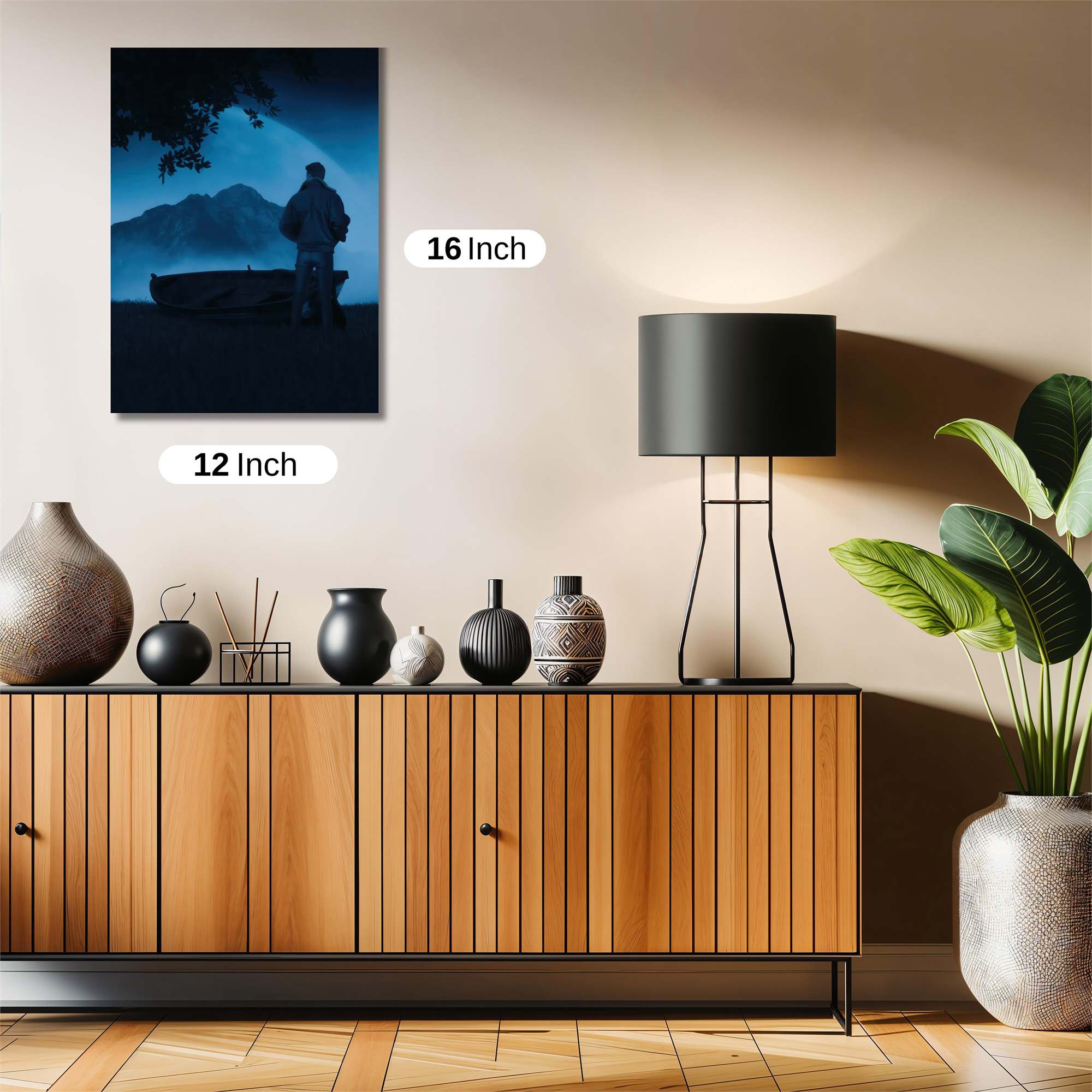 Moonlit Solitude Safe Wall Magnetic / M