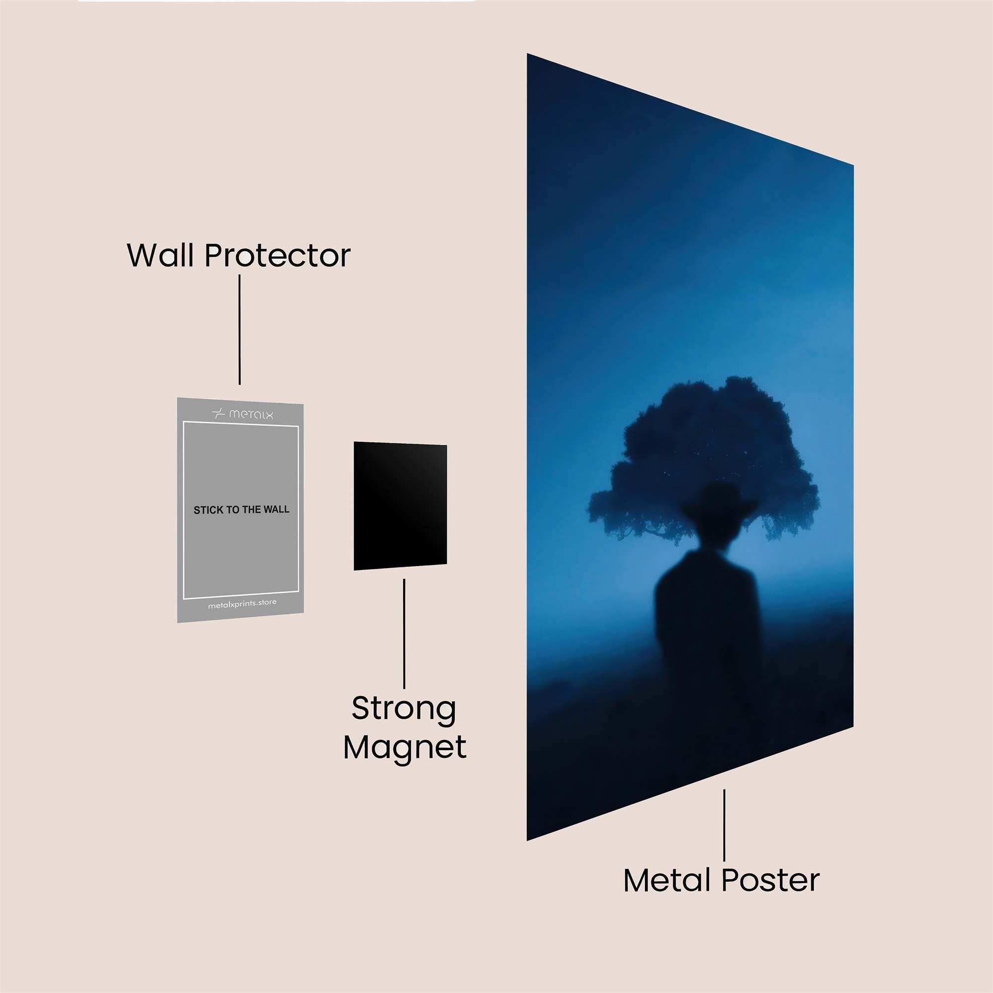 Tree Dream Safe Wall Magnetic / M