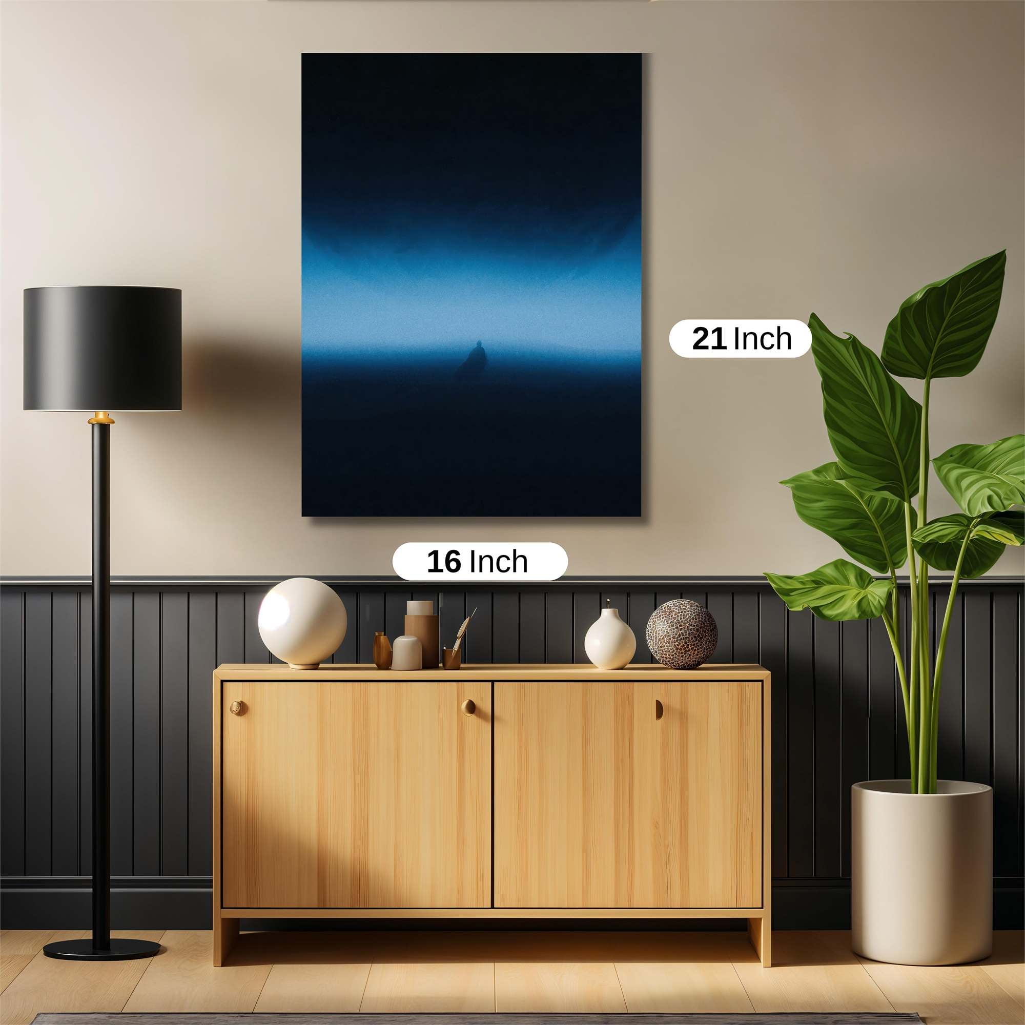 Silhouette Serenity Safe Wall Magnetic / M