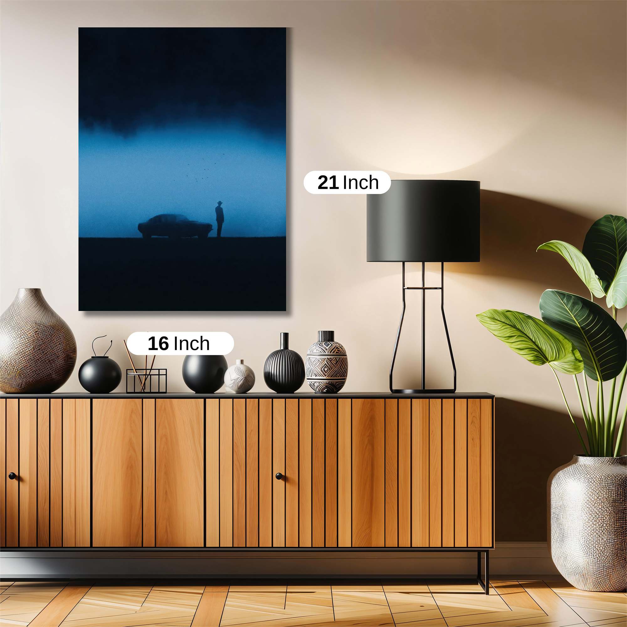 Silhouette Mystery Safe Wall Magnetic / M