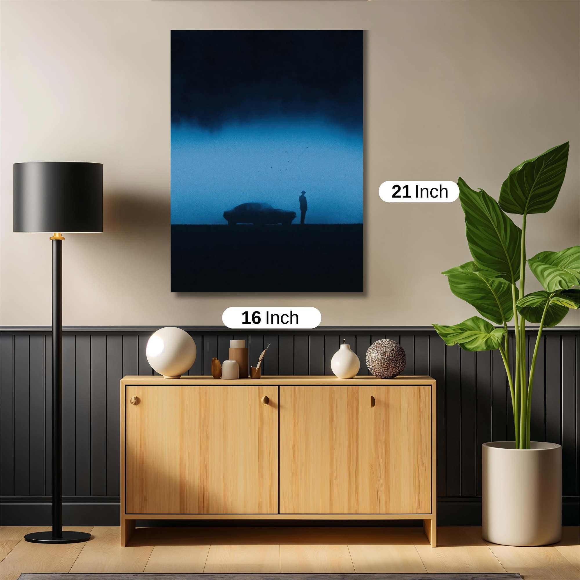 Silhouette Mystery Safe Wall Magnetic / M