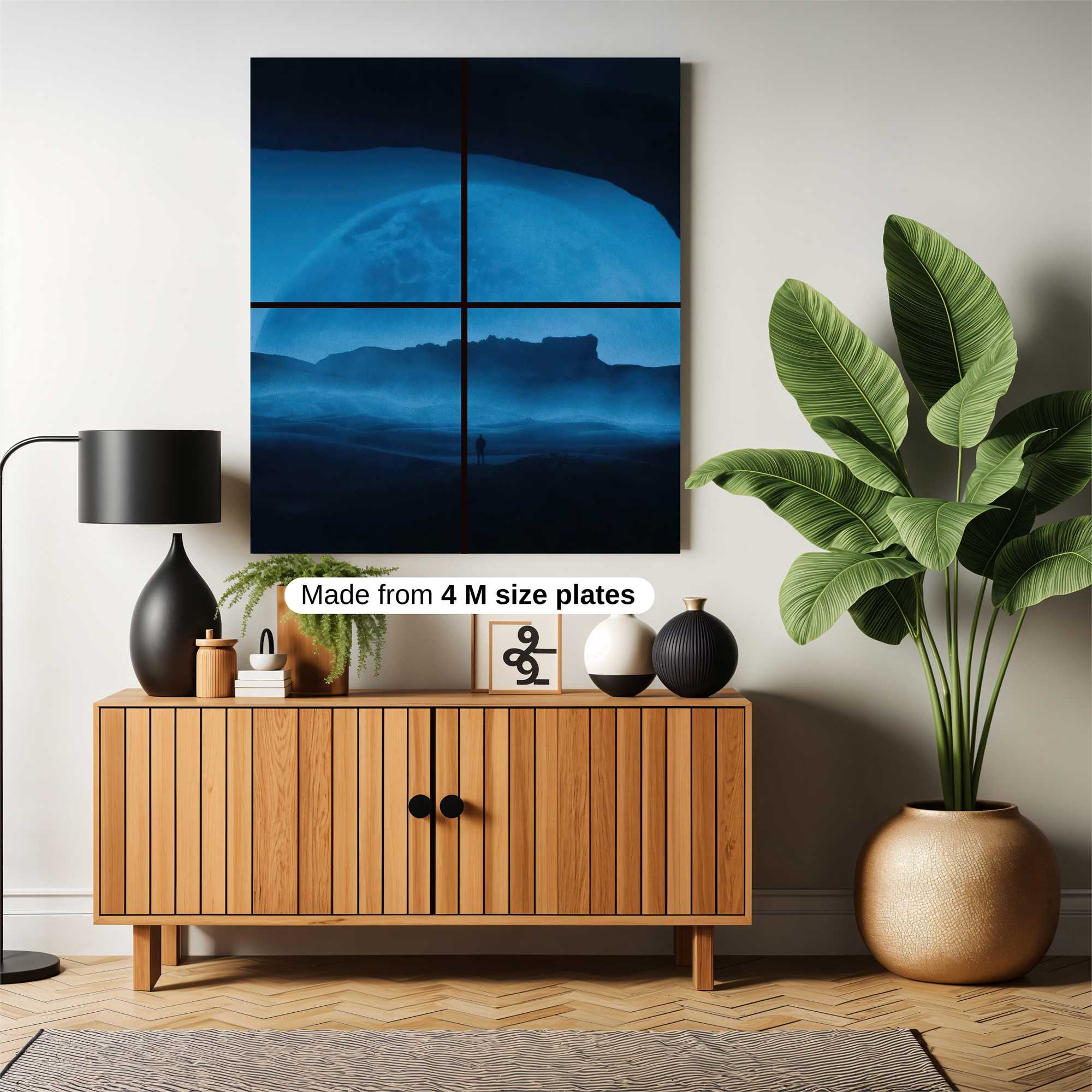 Moonlit Solitude Safe Wall Magnetic / M