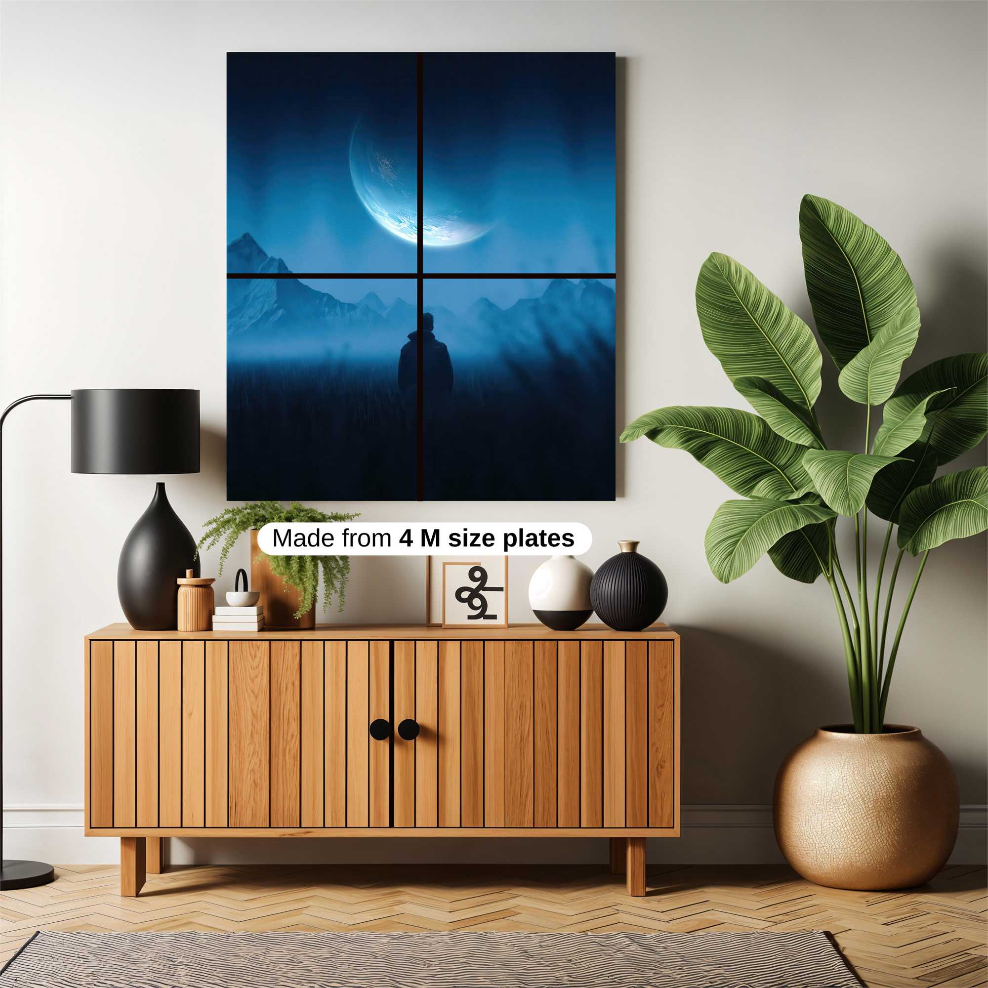 Moonlit Solitude Safe Wall Magnetic / M