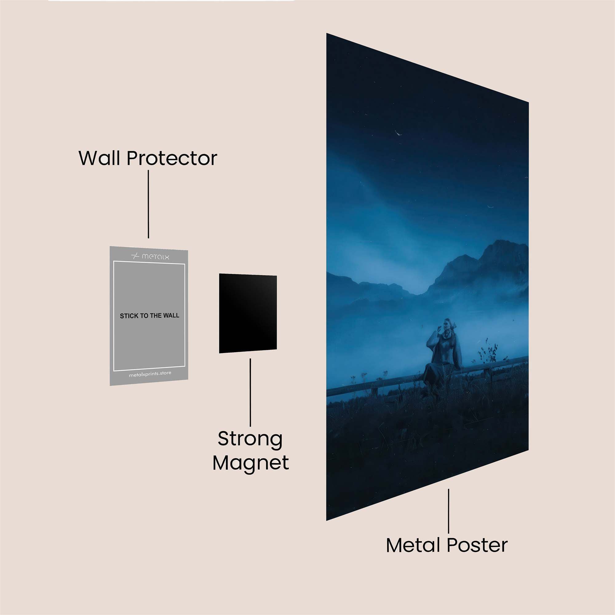 Mystic Serenity Safe Wall Magnetic / M