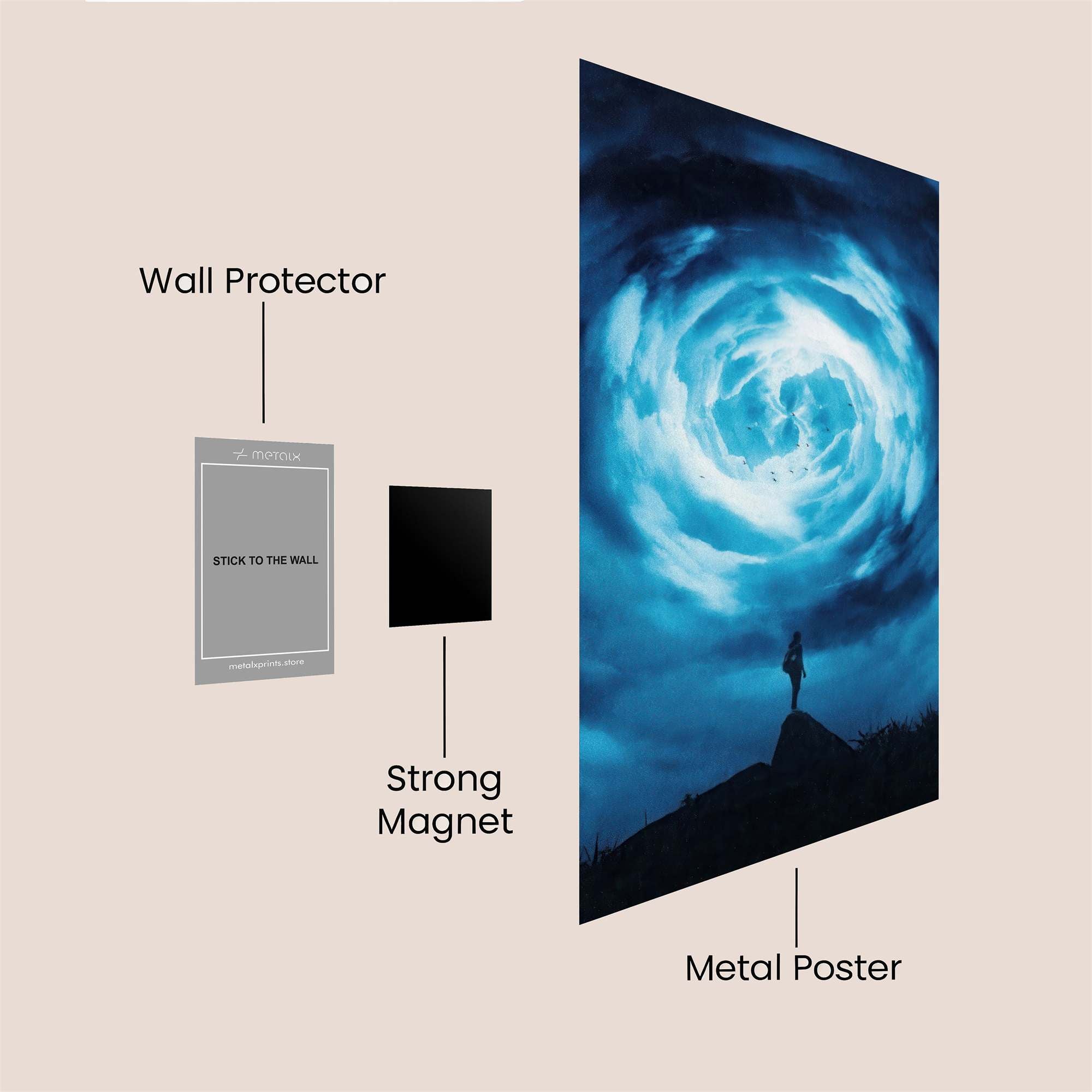 Vortex Serenity Safe Wall Magnetic / M