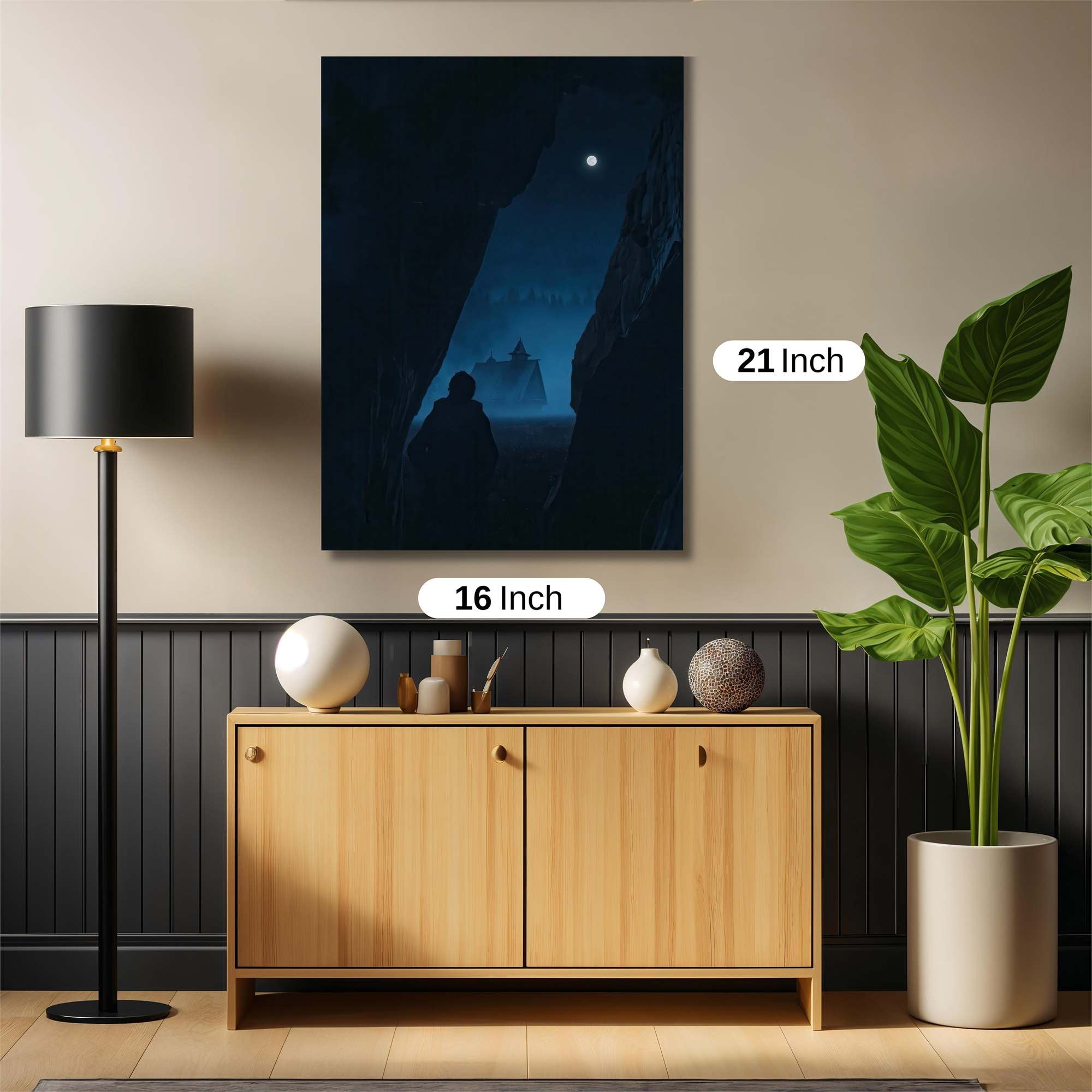 Moonlit Mystery Safe Wall Magnetic / M