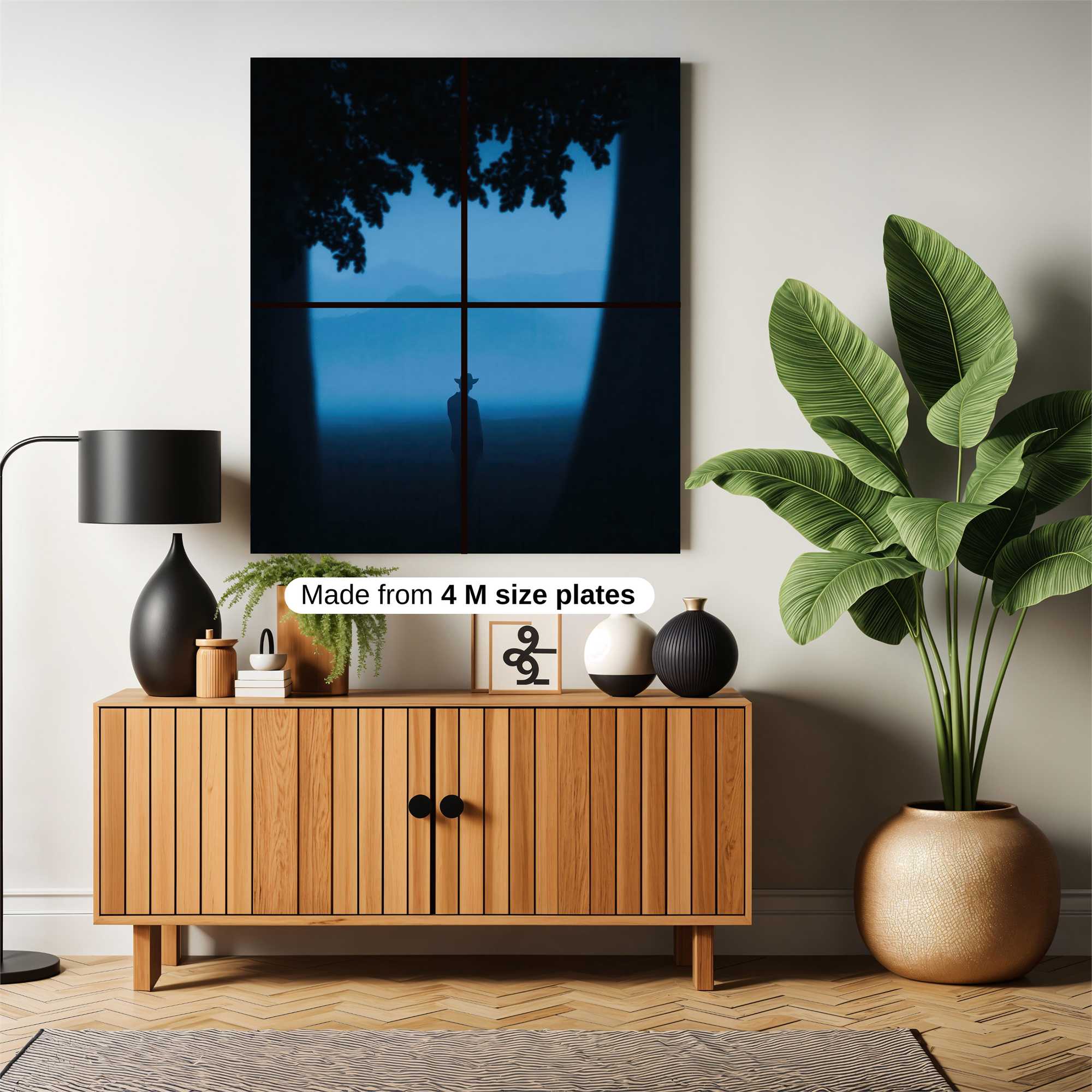 Cowboy Twilight Safe Wall Magnetic / M