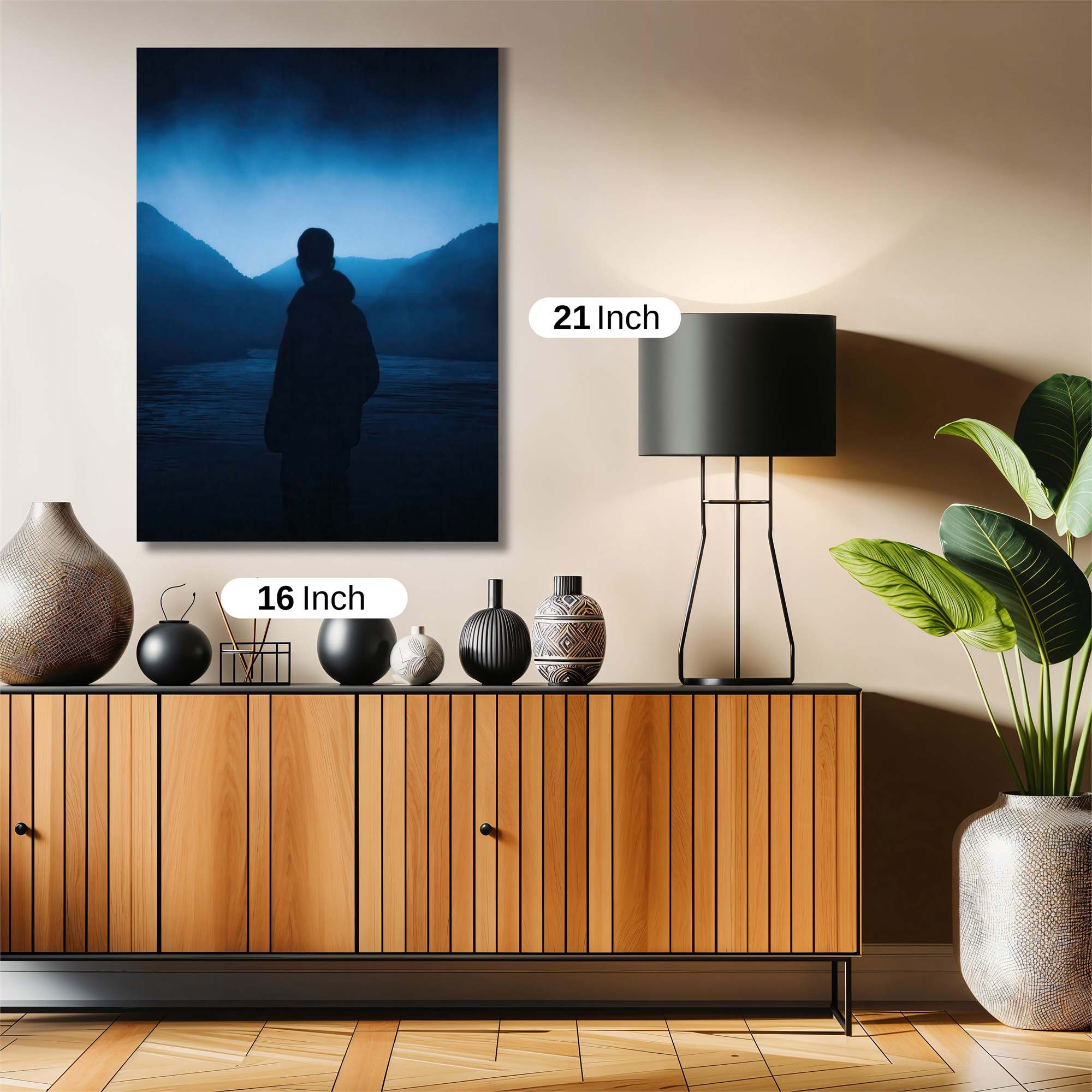 Silhouette Serenity Safe Wall Magnetic / M