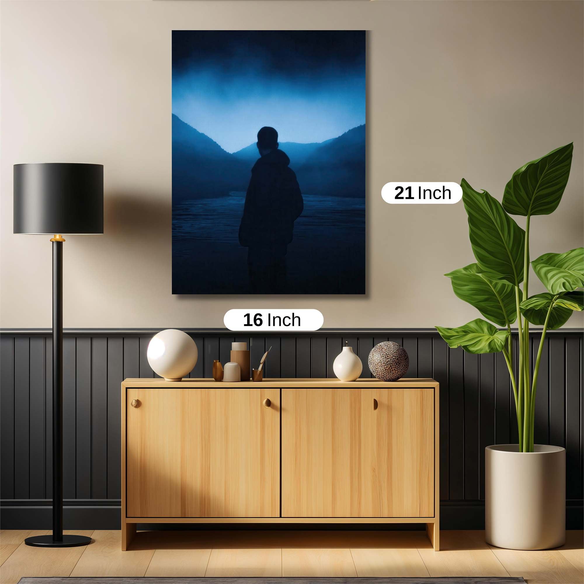 Silhouette Serenity Safe Wall Magnetic / M