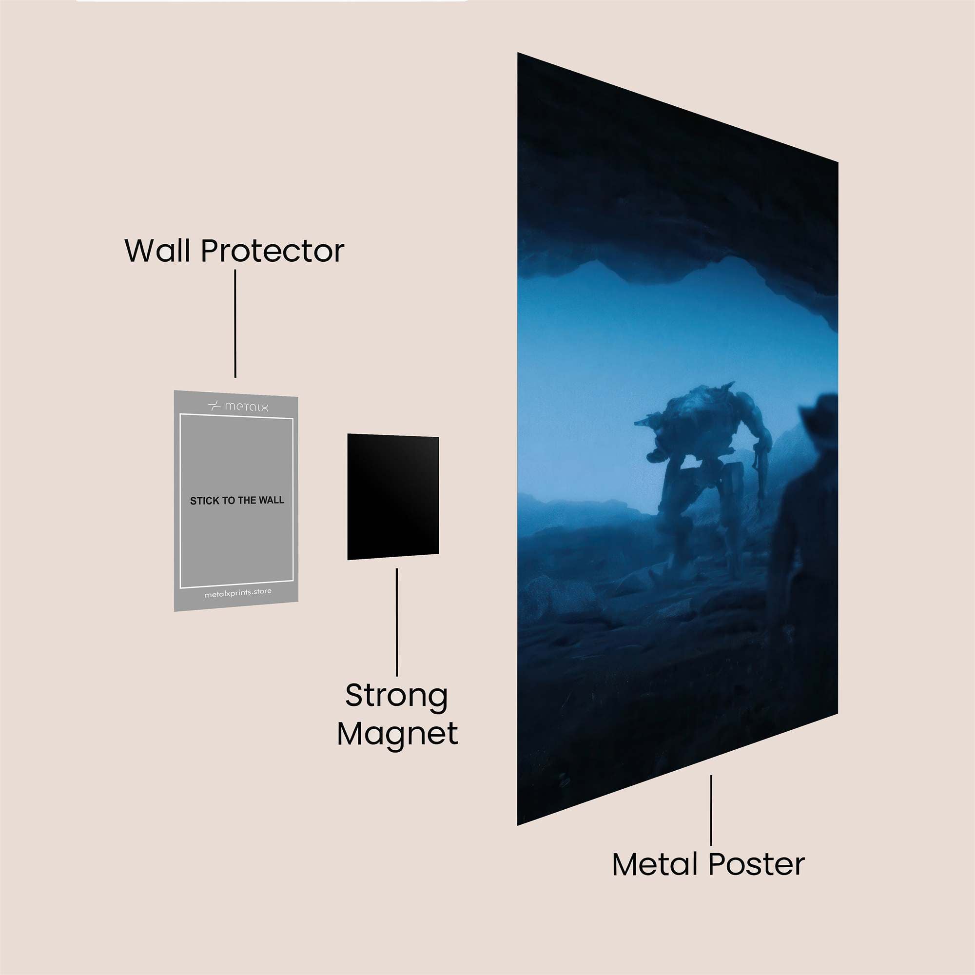 Robot Encounter Safe Wall Magnetic / M