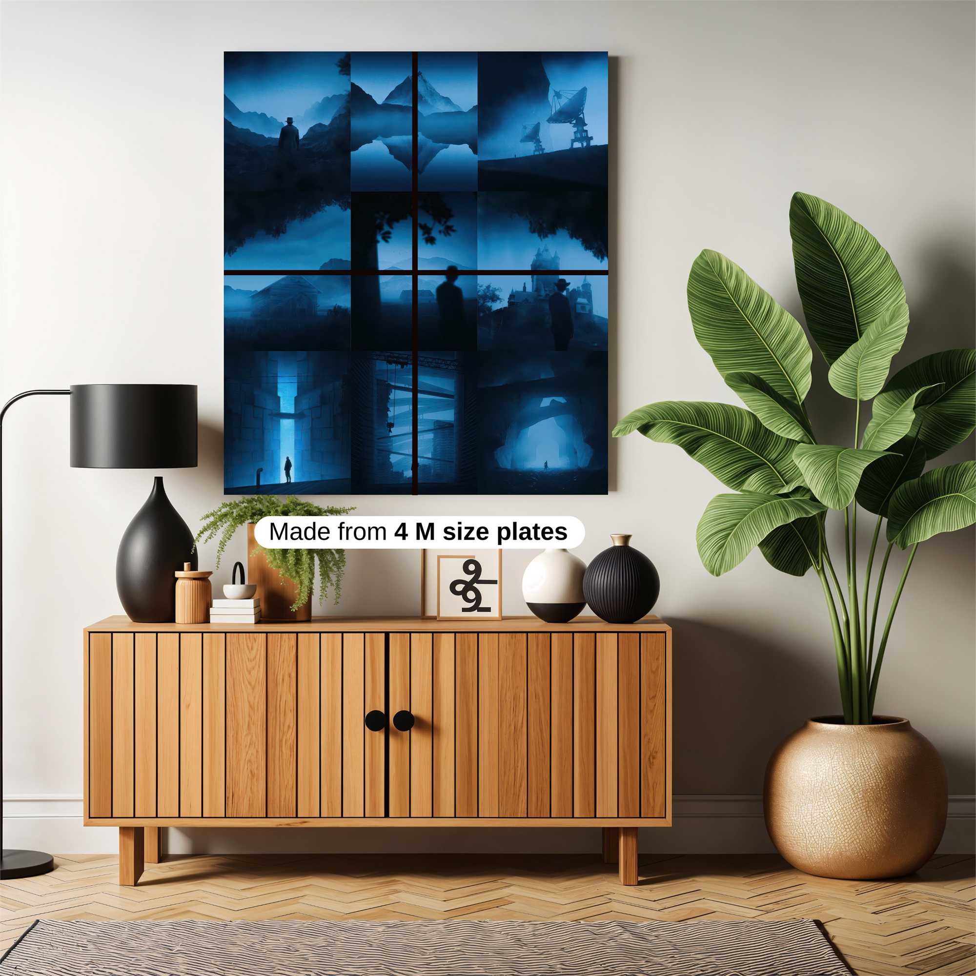 Silhouette Serenity Safe Wall Magnetic / M