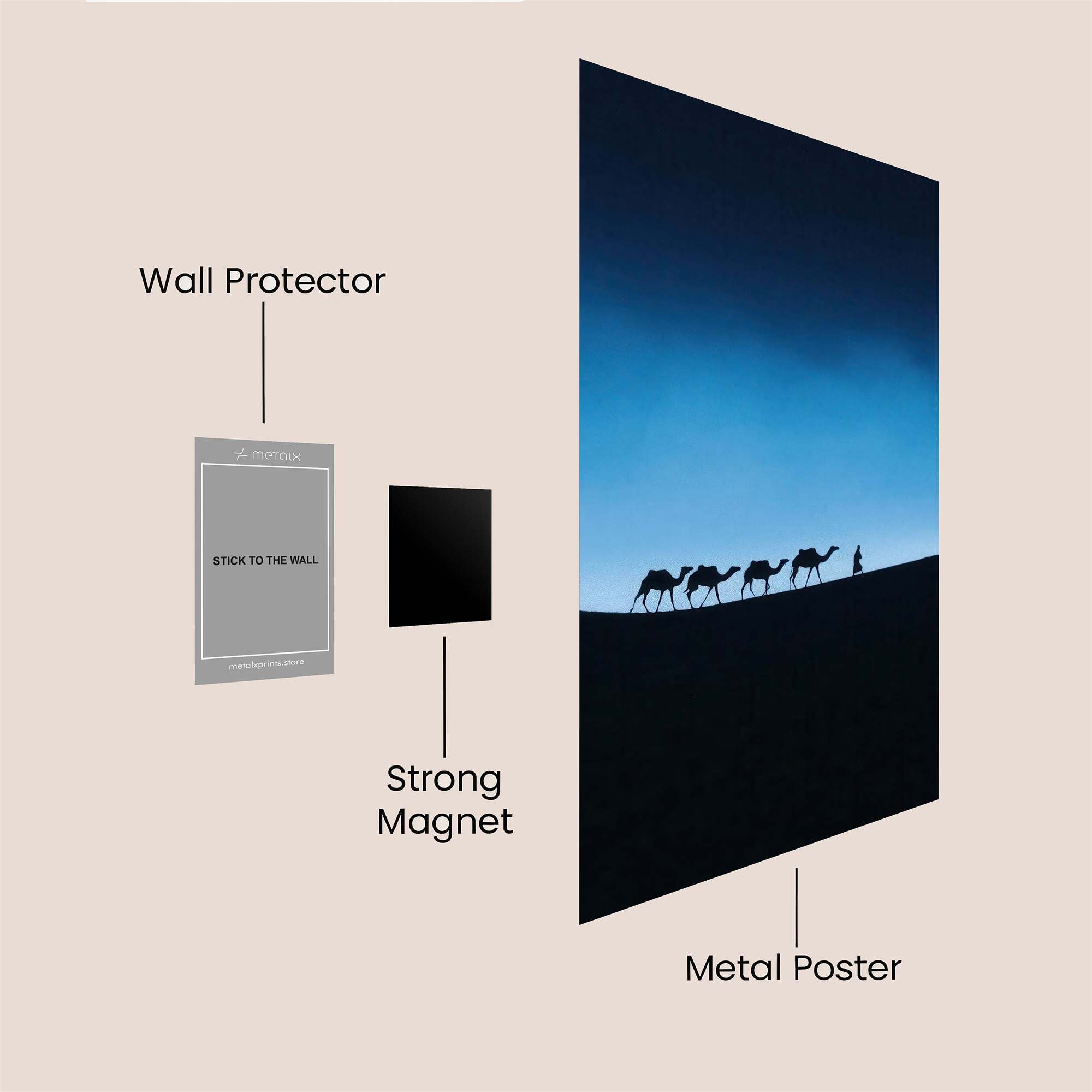 Desert Dream Safe Wall Magnetic / M