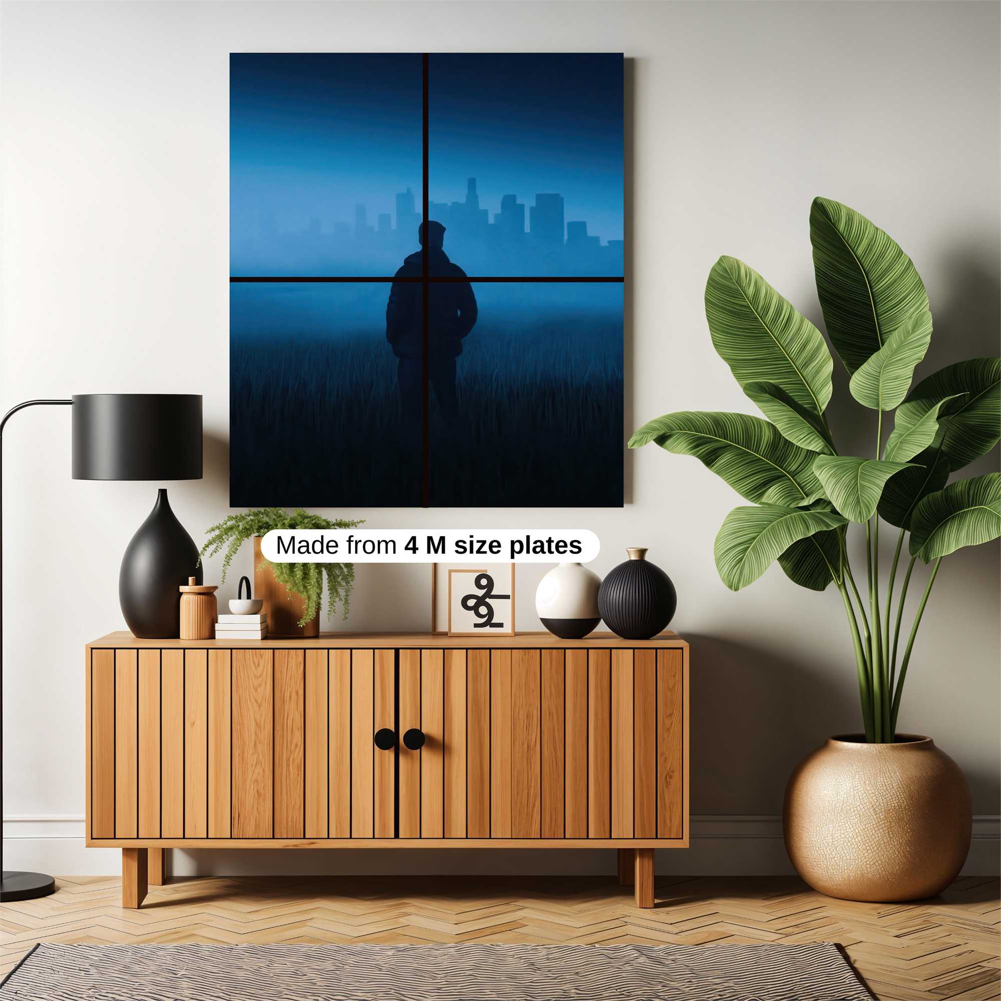 Silhouette Serenity Safe Wall Magnetic / M