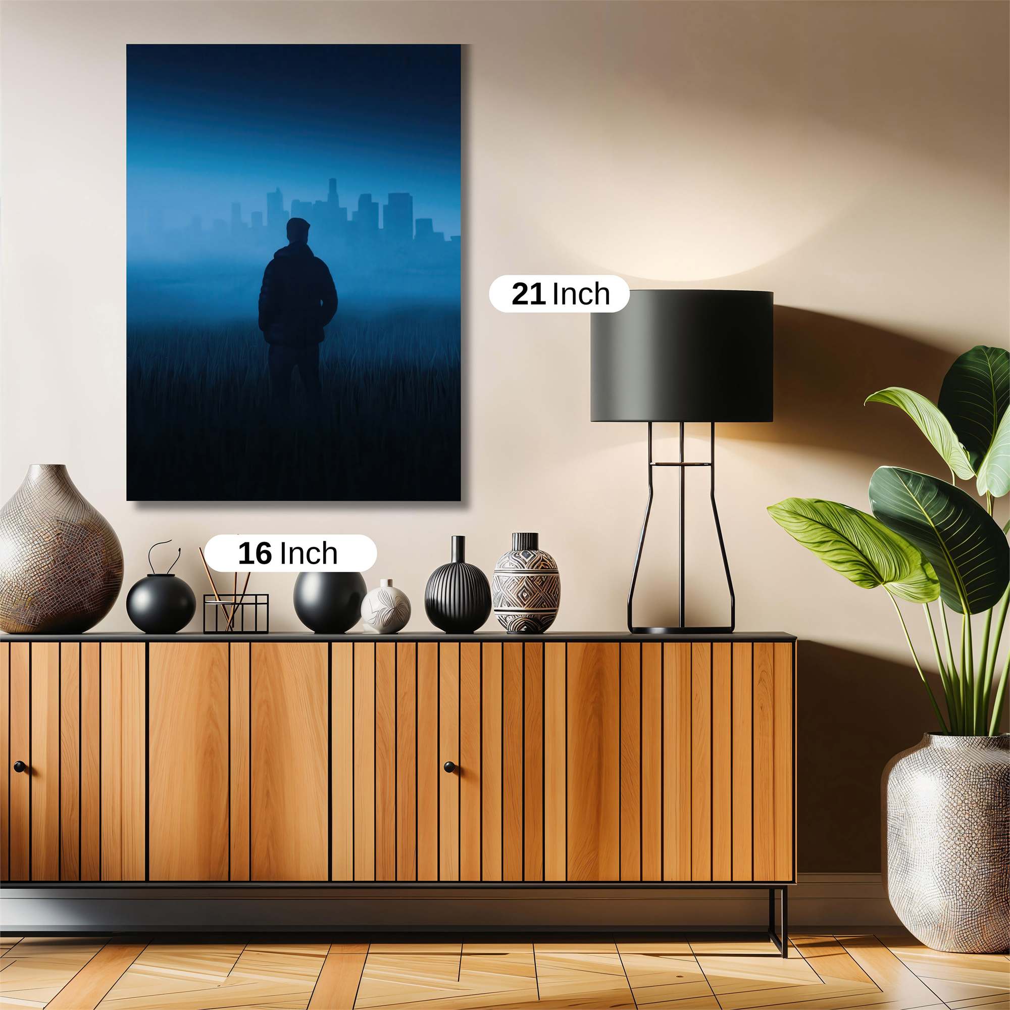 Silhouette Serenity Safe Wall Magnetic / M