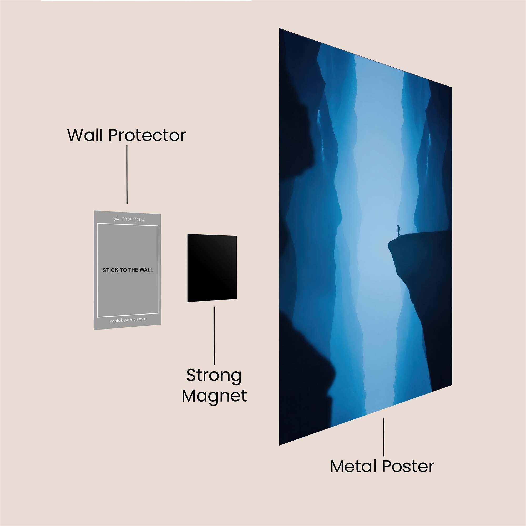 Abyss Solitude Safe Wall Magnetic / M