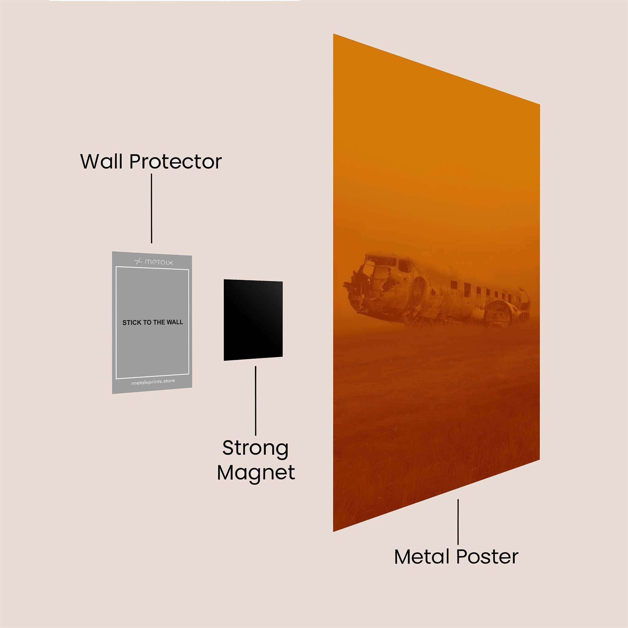 Bus Apocalypse Safe Wall Magnetic / M