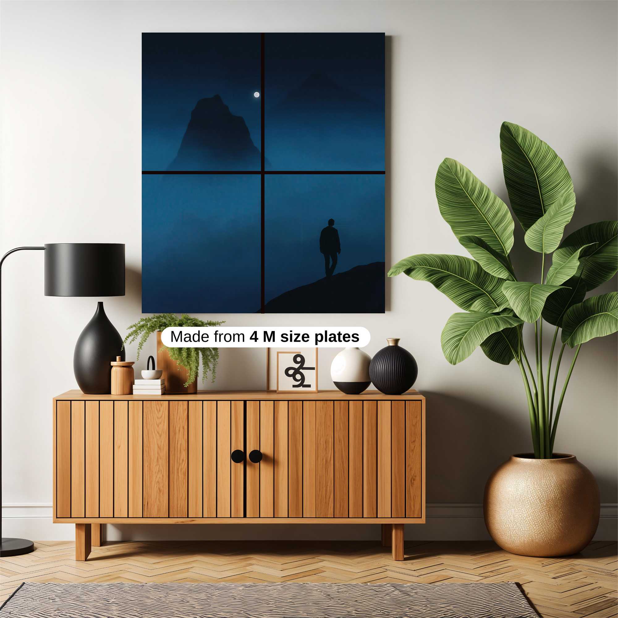 Mountain Solitude Safe Wall Magnetic / M