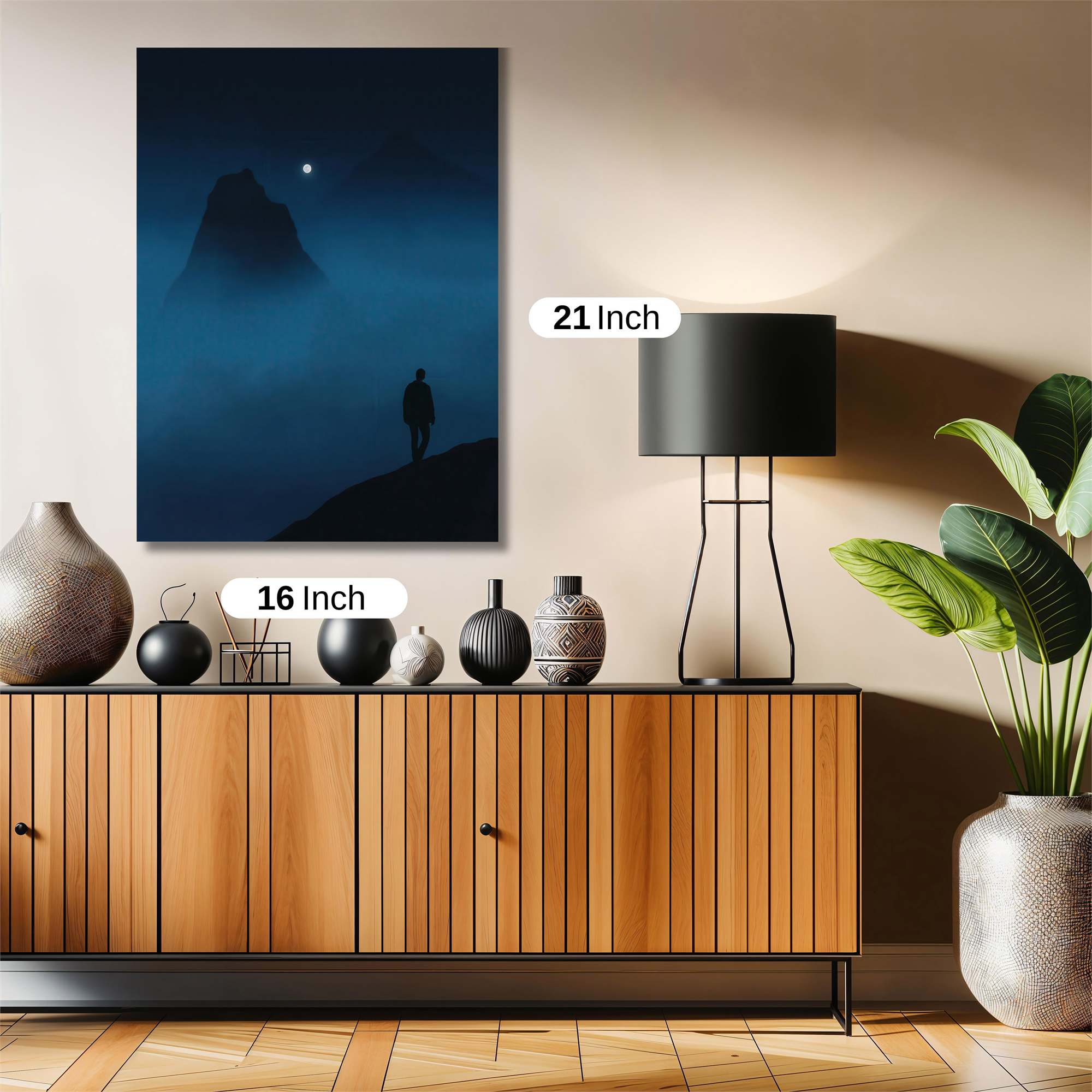 Mountain Solitude Safe Wall Magnetic / M