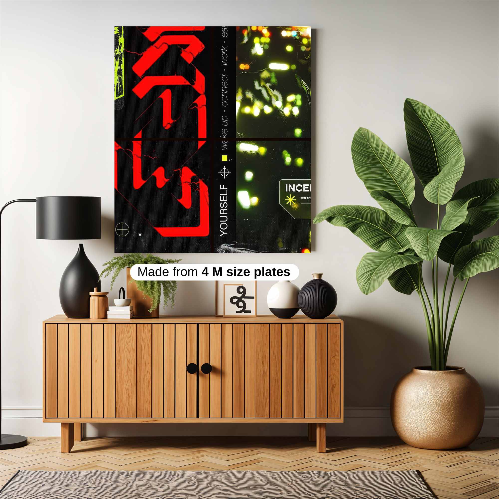 Neon Pulse Safe Wall Magnetic / M