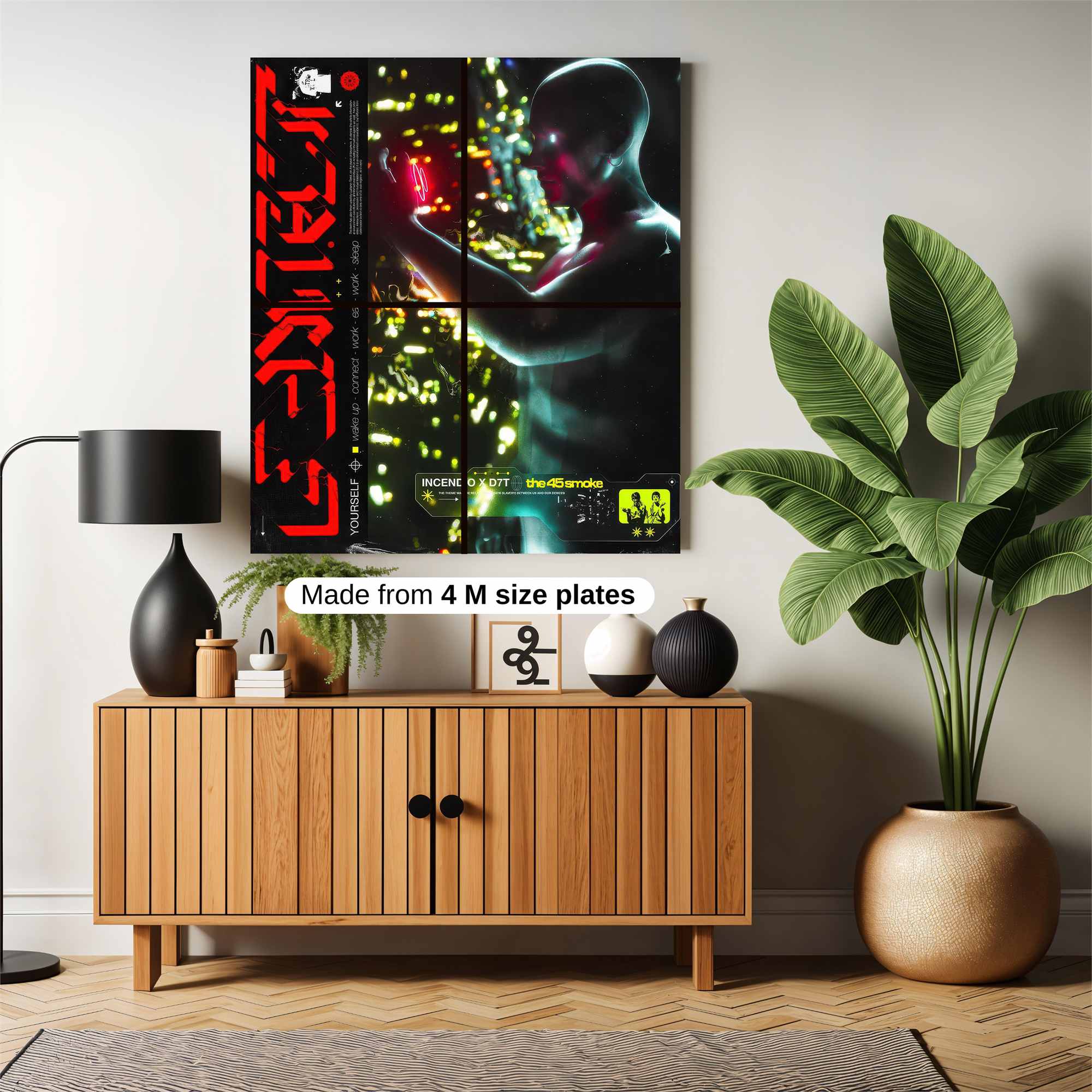 Cyber Serenity Safe Wall Magnetic / M