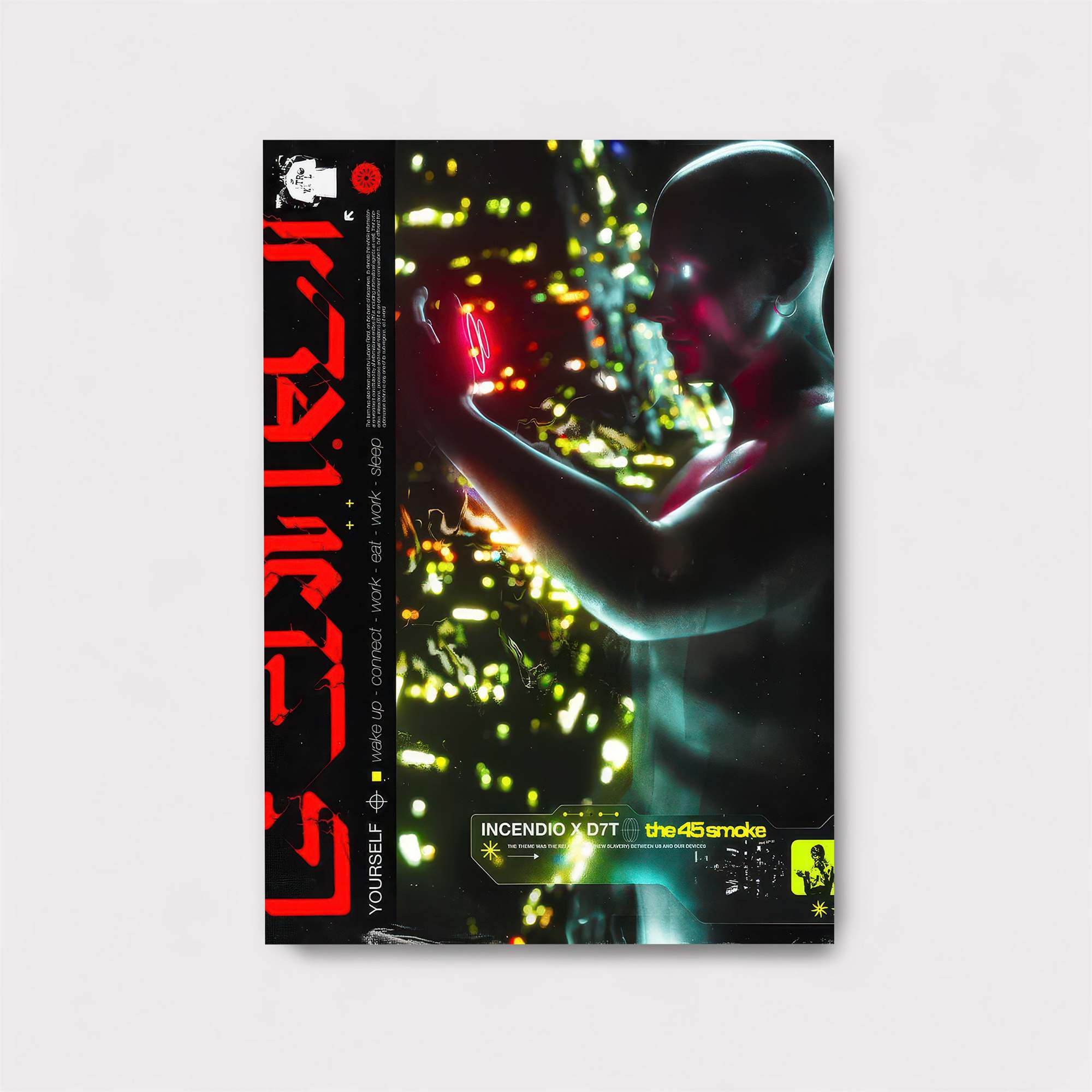 Cyber Serenity Safe Wall Magnetic / M