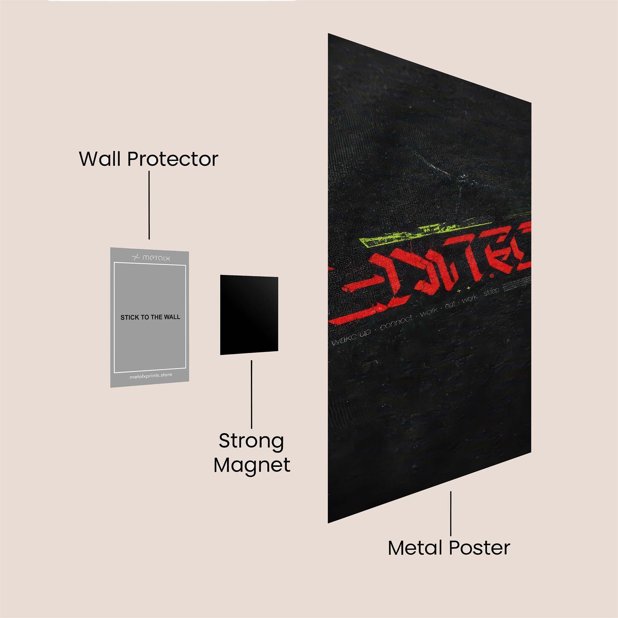 Cyber Pulse Safe Wall Magnetic / M