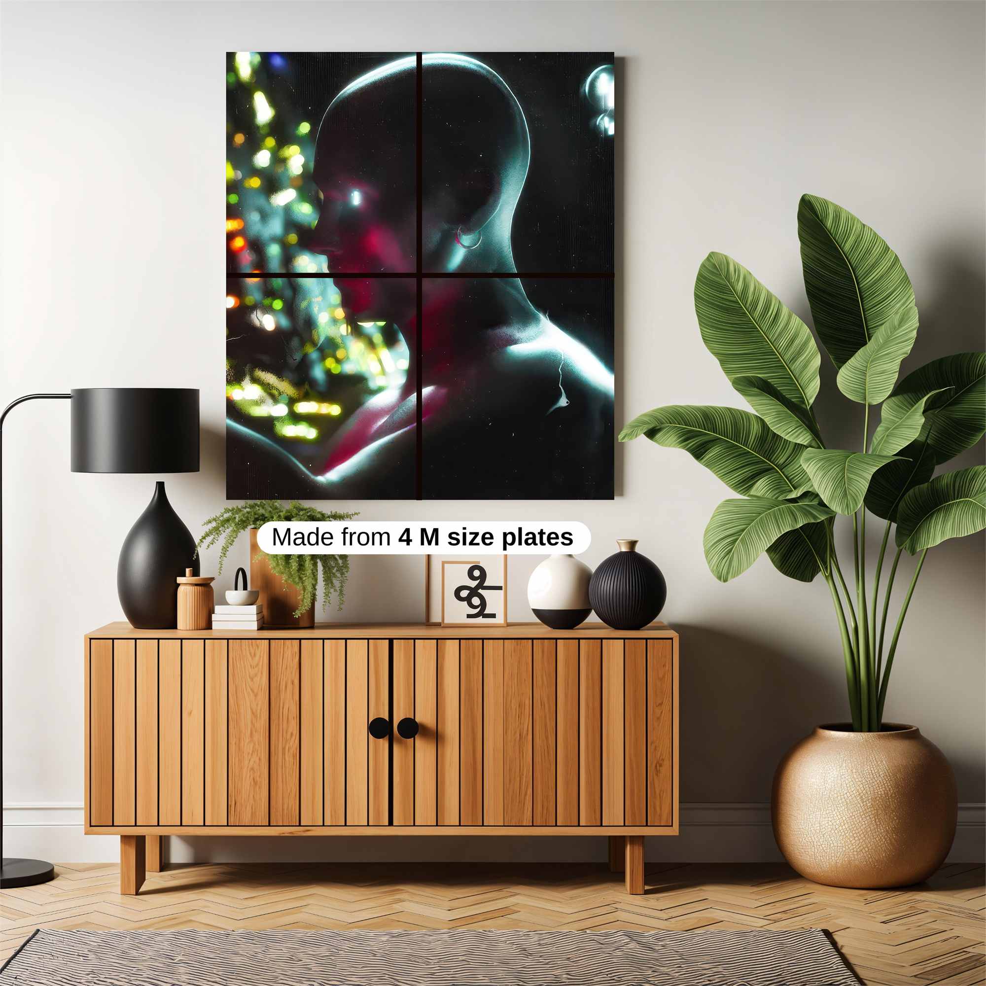 Neon Serenity Safe Wall Magnetic / M