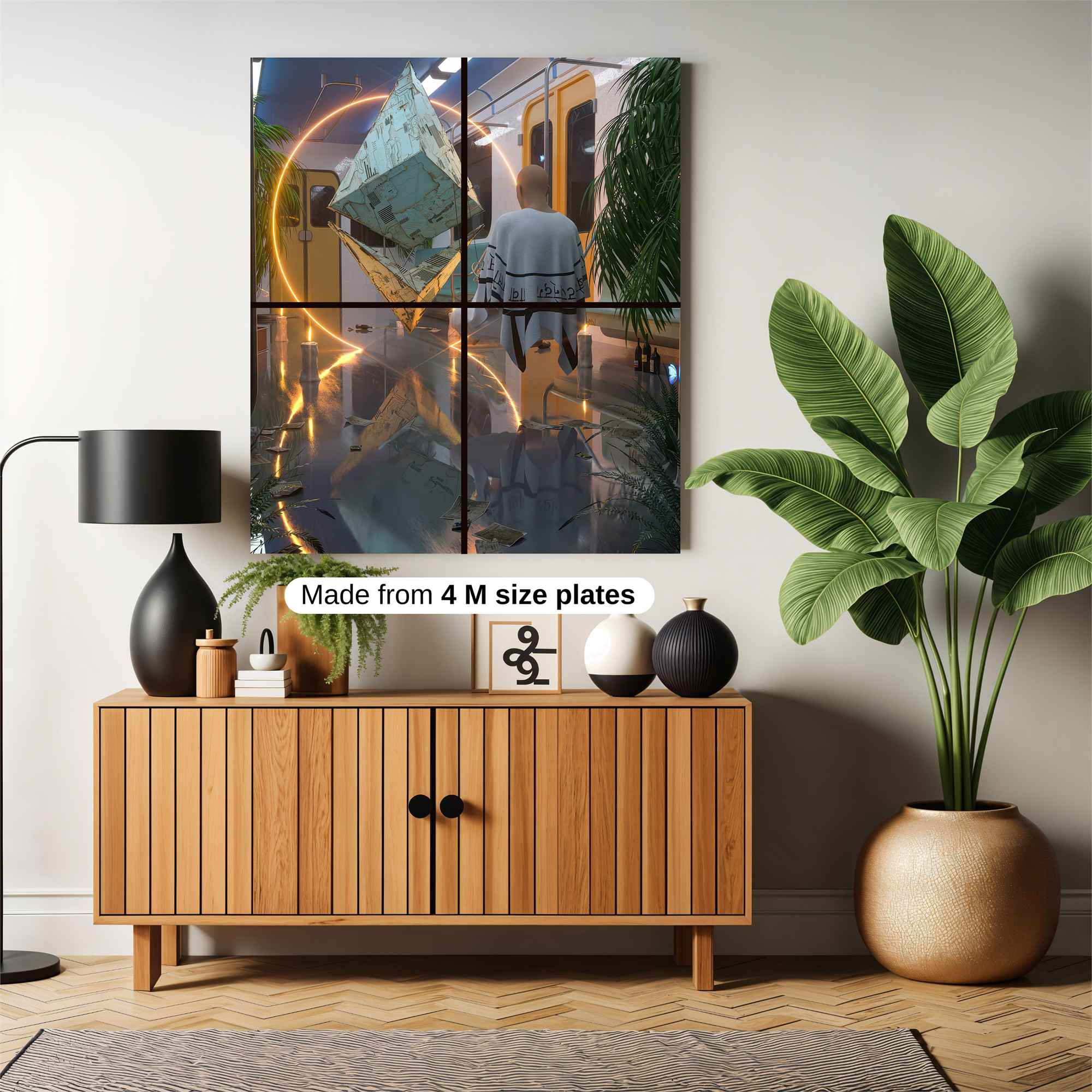 Cube Enigma Safe Wall Magnetic / M