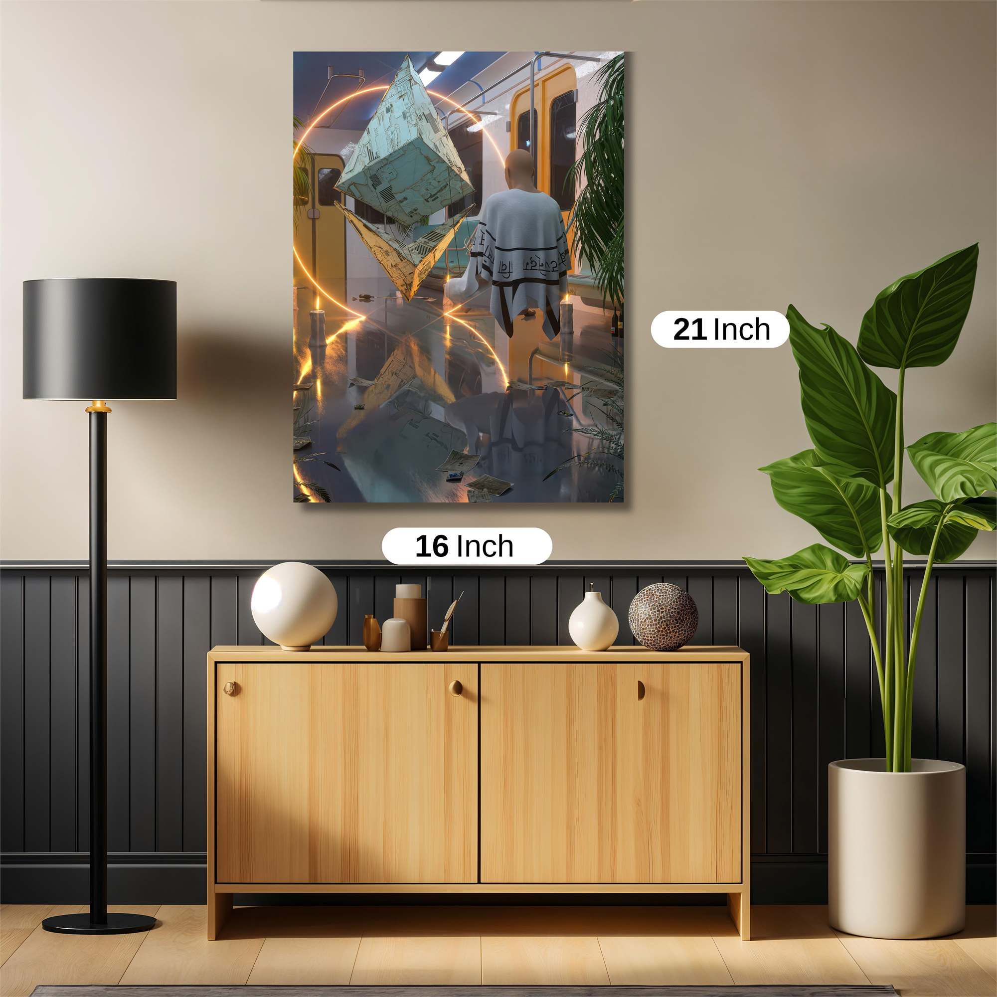 Cube Enigma Safe Wall Magnetic / M