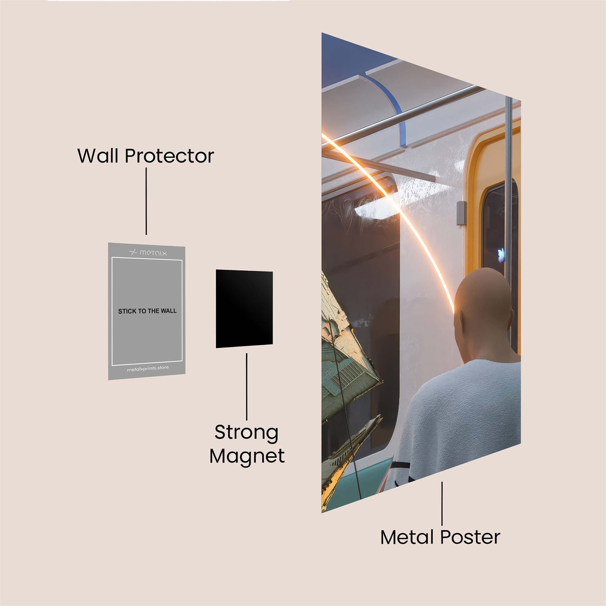 Robot Serenity Safe Wall Magnetic / M
