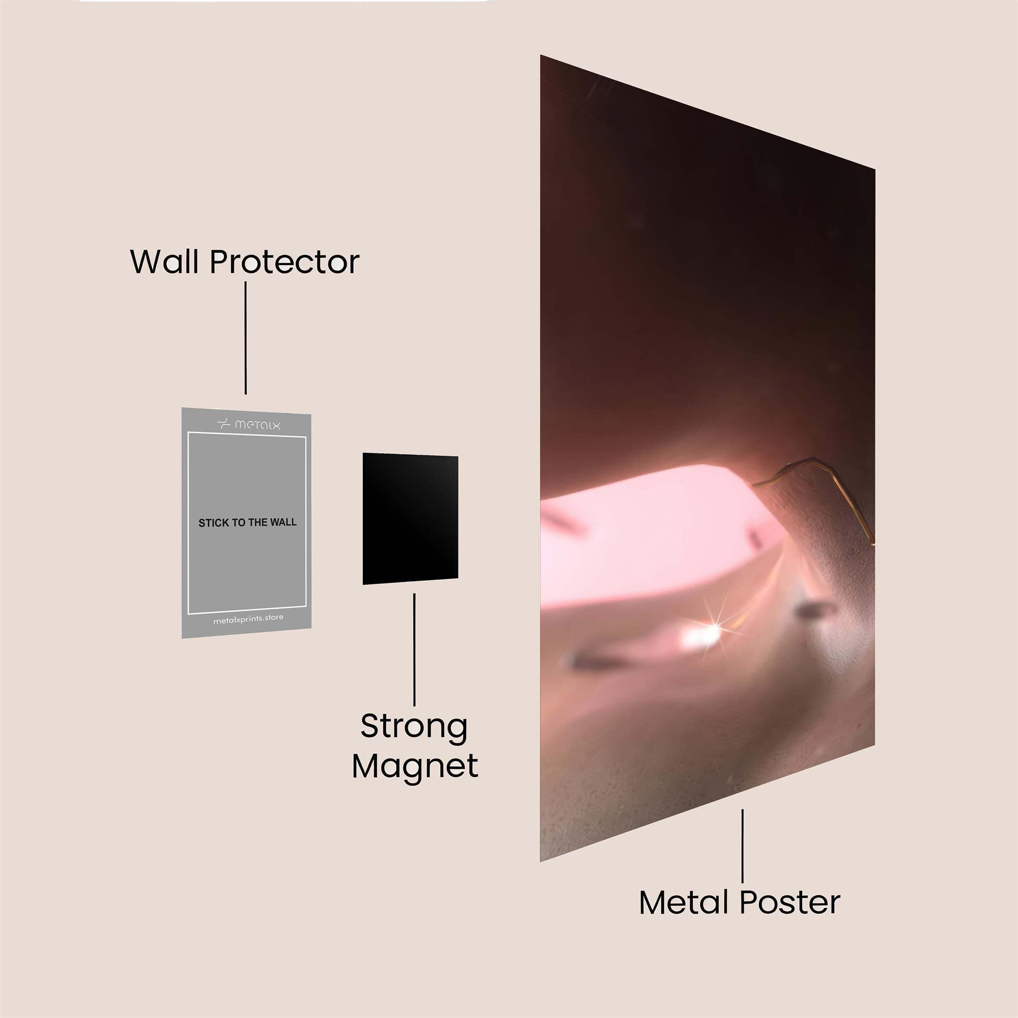 Neck Serenity Safe Wall Magnetic / M