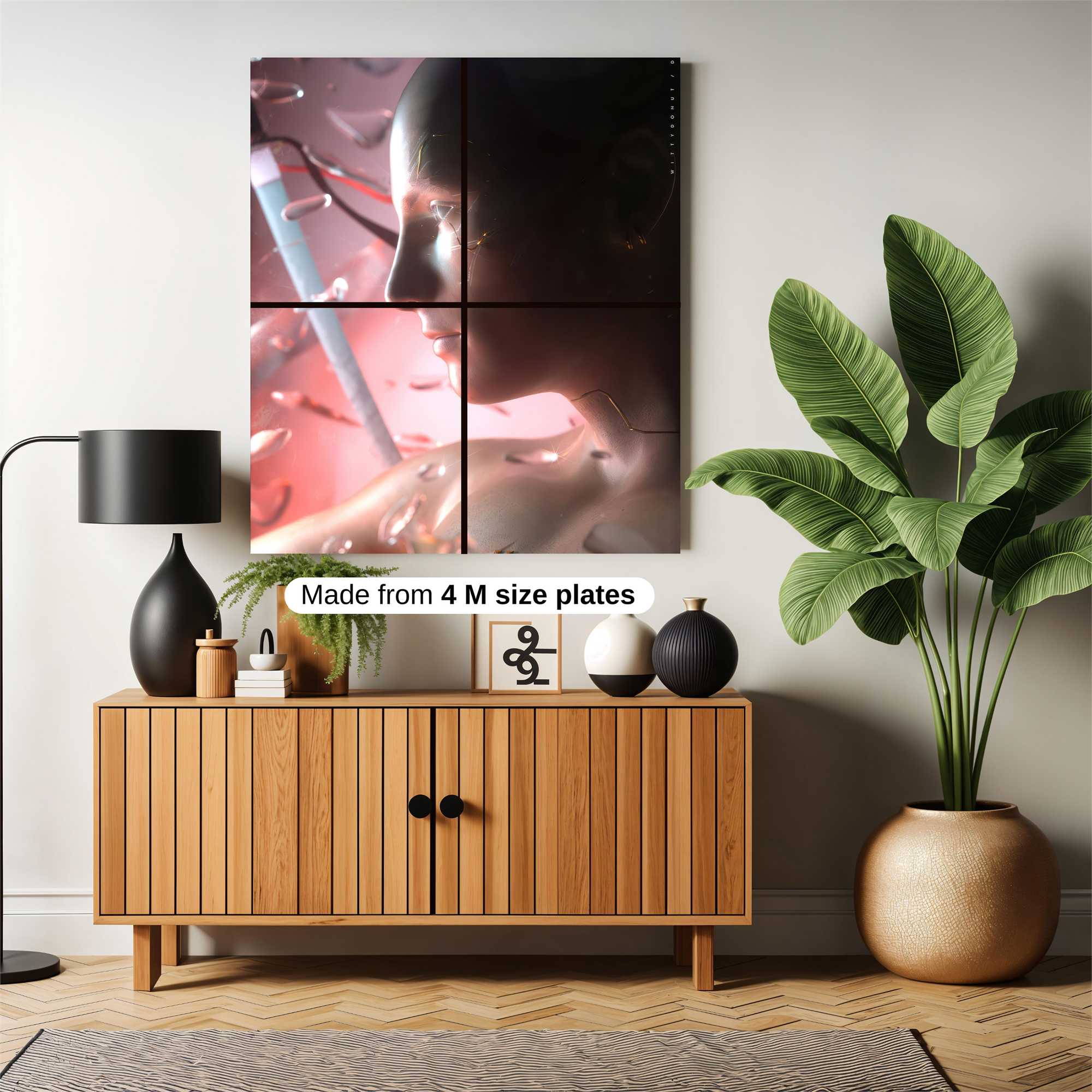 Cyber Serenity Safe Wall Magnetic / M