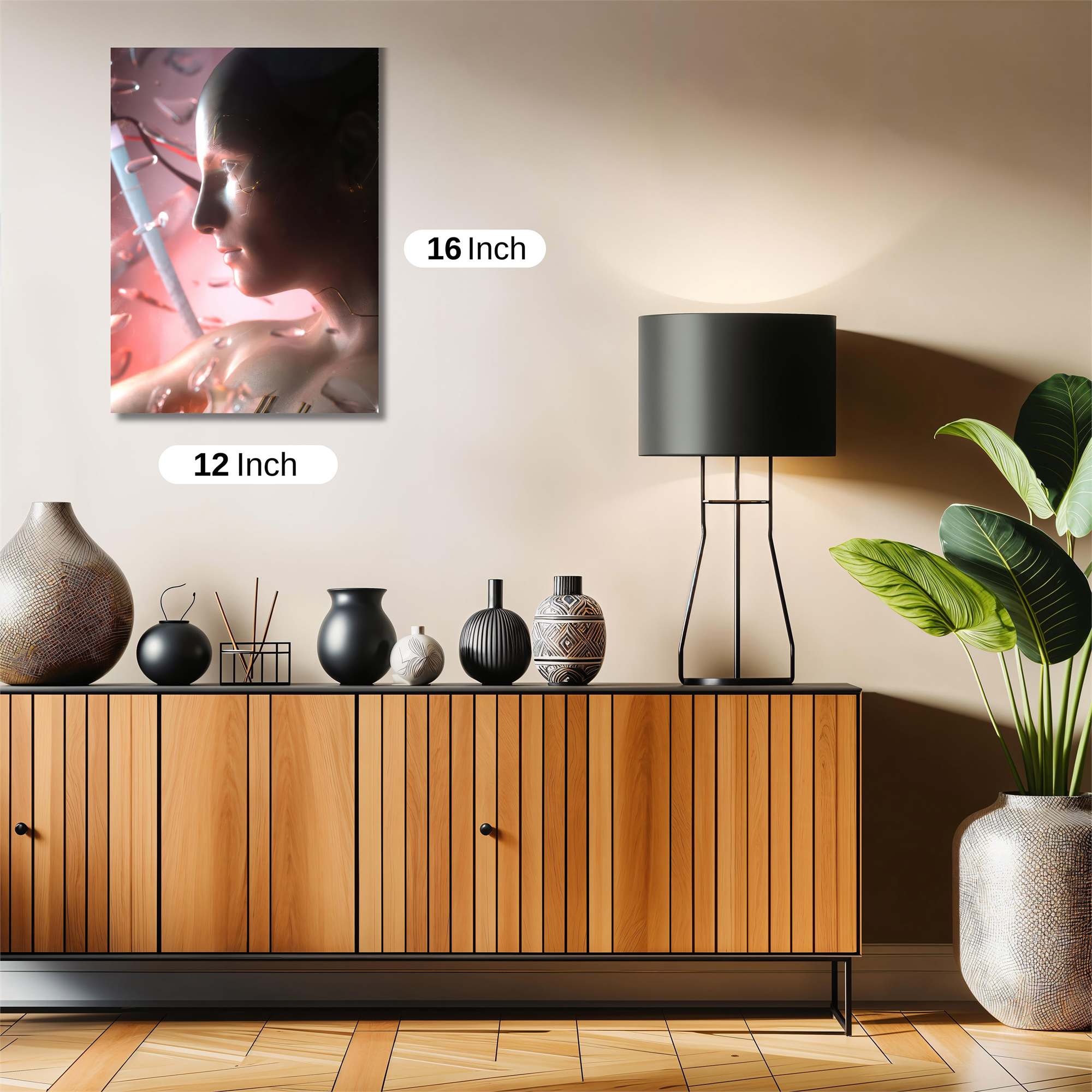 Cyber Serenity Safe Wall Magnetic / M