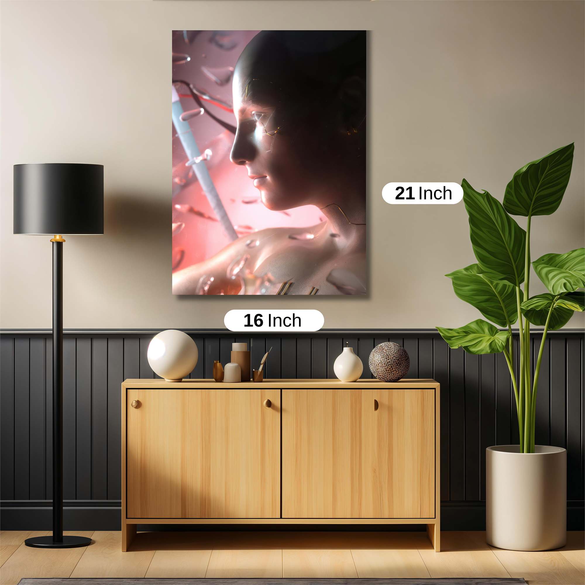 Cyber Serenity Safe Wall Magnetic / M