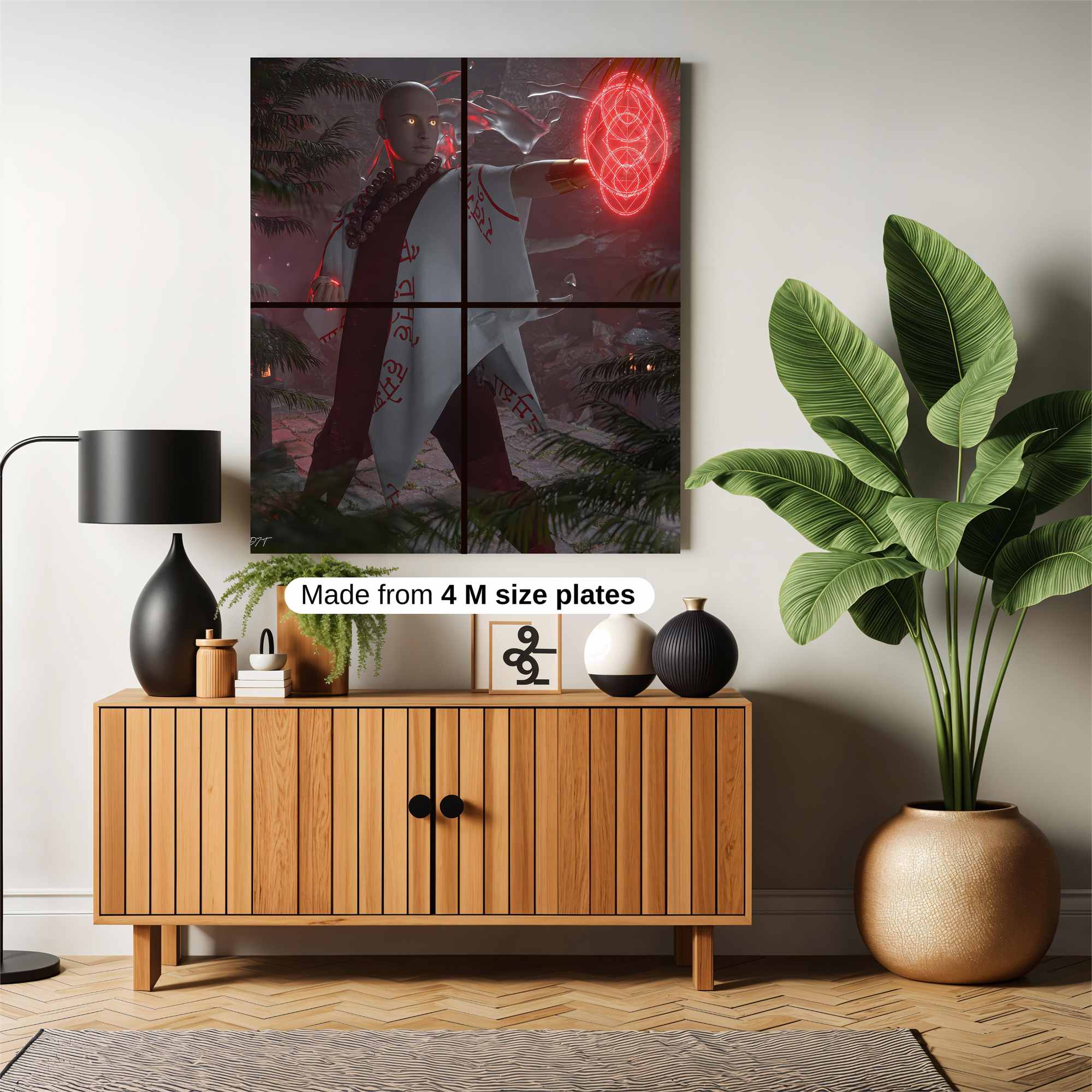 Monk Mystic Safe Wall Magnetic / M